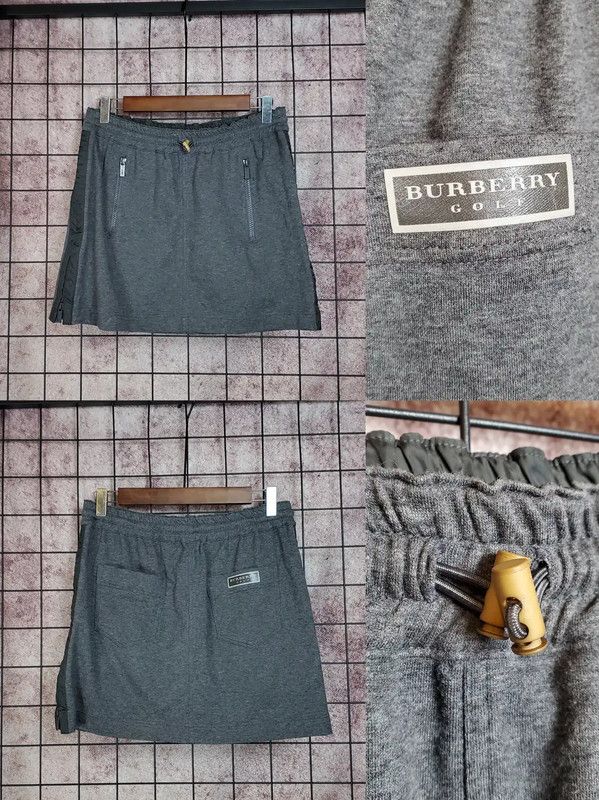 Burberry Burberry Gray Cotton Blend A-line Skirt M Size 24" / US 00 / IT 34 - 1 Thumbnail