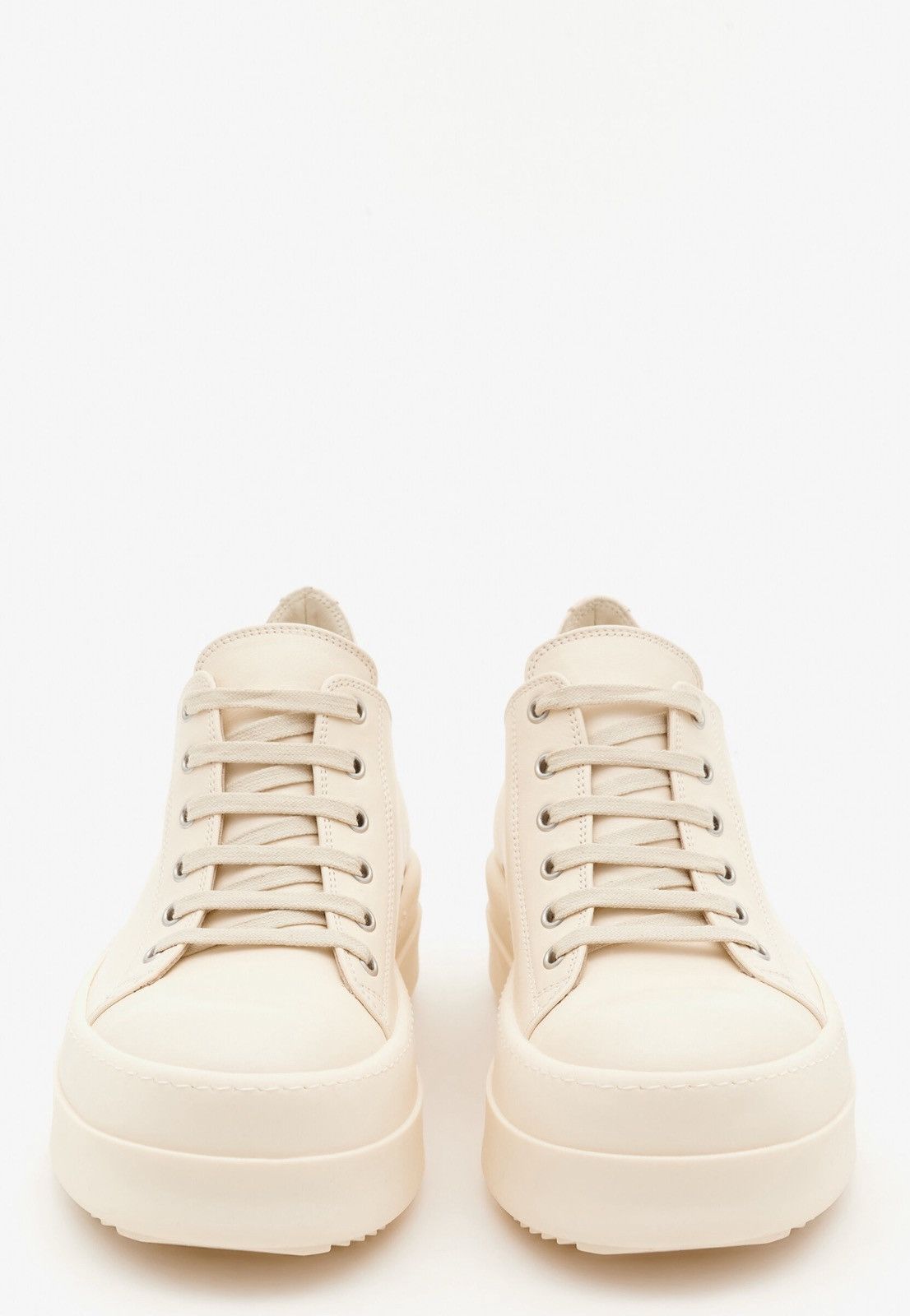 Last Rick Owens Hollywood Mega Bumper Leather Sneakers