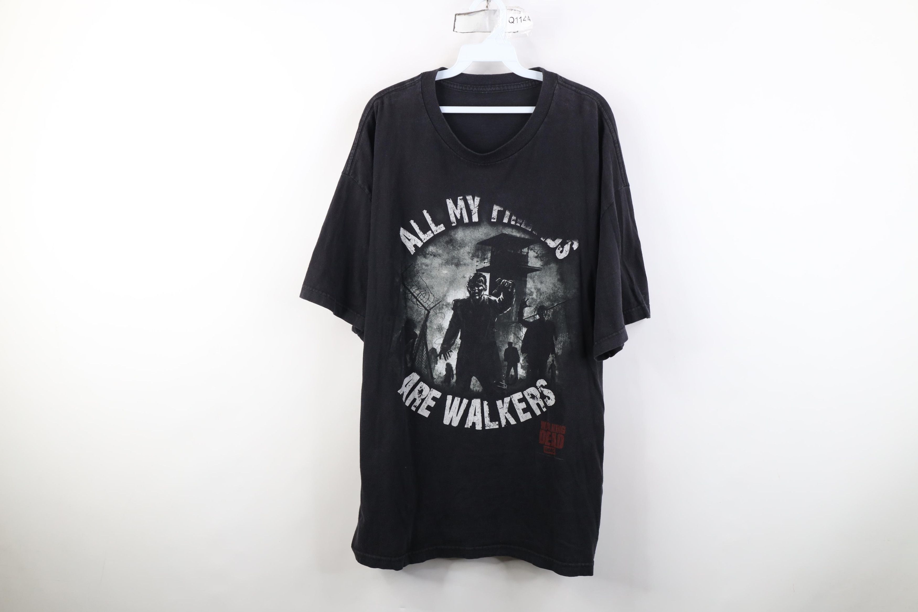 Vintage Vintage Y2K The Walking Dead Walkers Zombie T-Shirt Black Size US XXL / EU 58 / 5 - 1 Thumbnail