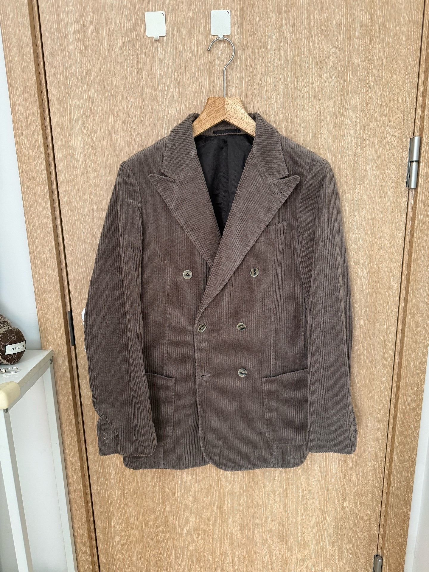 Vintage Gutteridge Corduroy Double-Breasted Suit Size US M / EU 48-50 / 2 - 1 Thumbnail