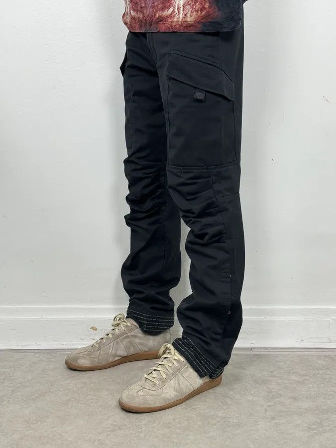 Marithe + Francois Girbaud 2000s Marithé + François Girbaud Black Pleats Technical Pants Size US 32 / EU 48 - 2 Thumbnail