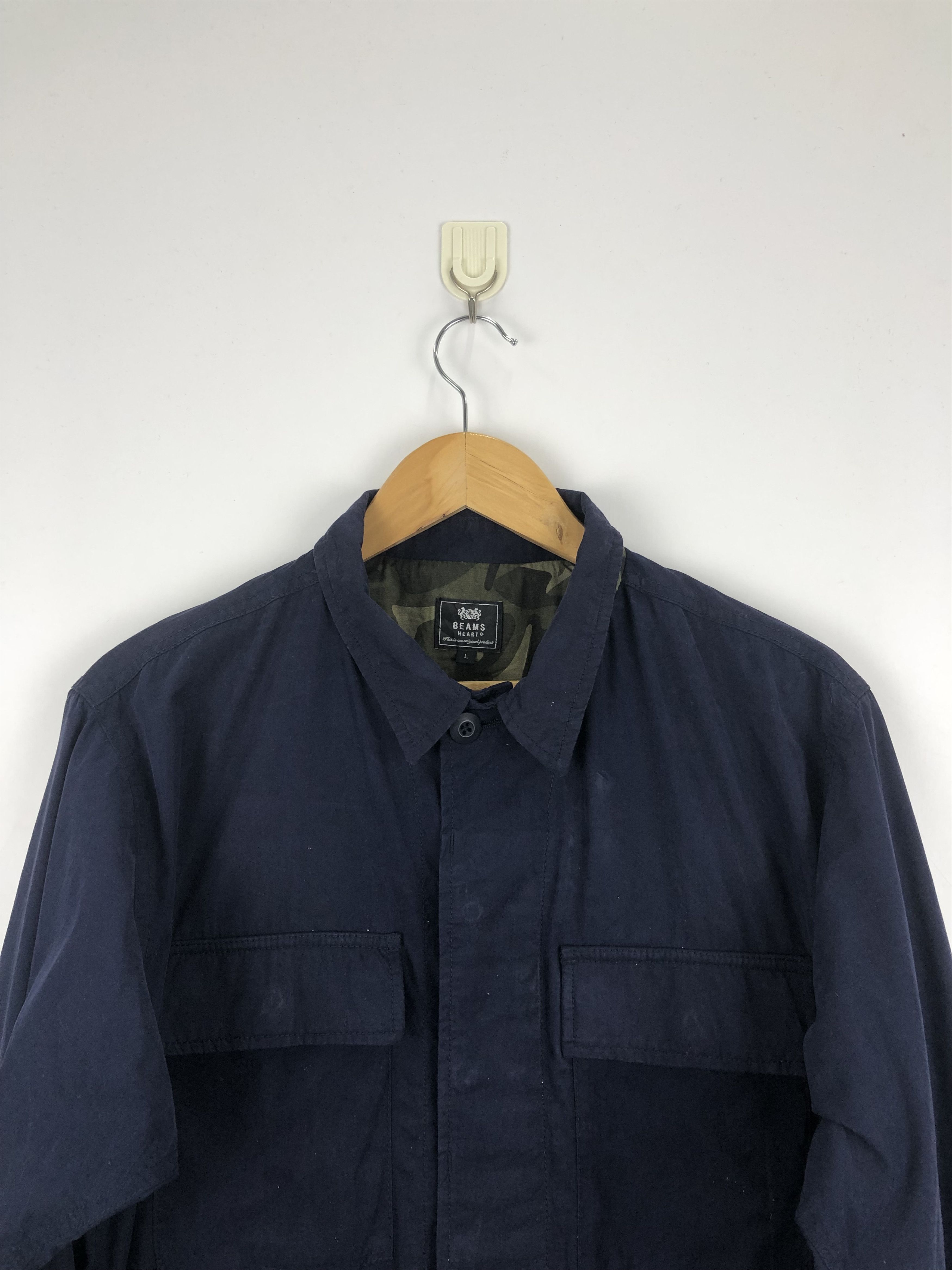 Japanese Brand Vintage Japanese Brand Multi Pocket Button Up Jacket J0738 Size US L / EU 52-54 / 3 - 2 Thumbnail