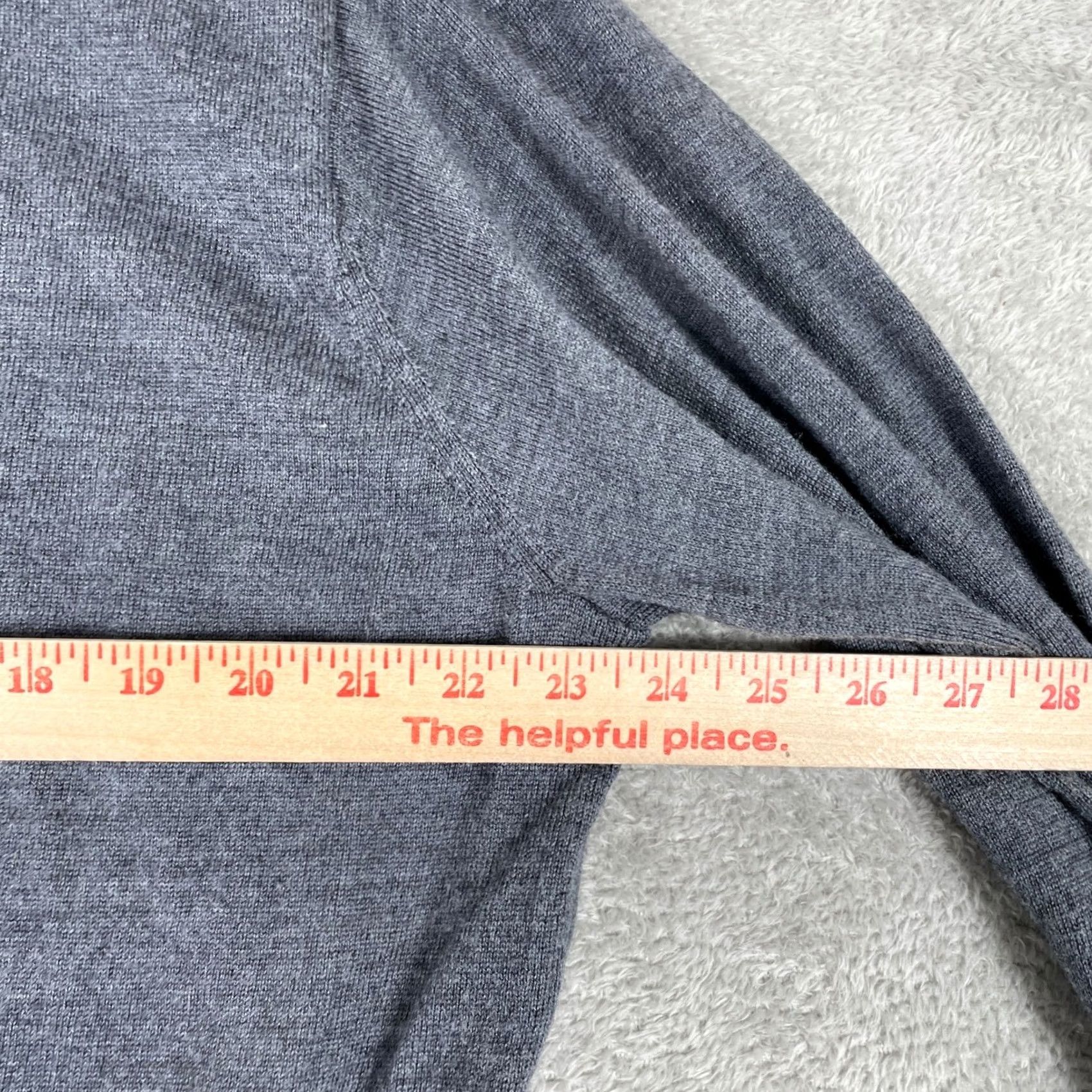 Peter Millar Peter Millar Mens 2XL Gray Merino Wool Silk Blend Crewneck Pullover Sweater Size US XXL / EU 58 / 5 - 6 Thumbnail