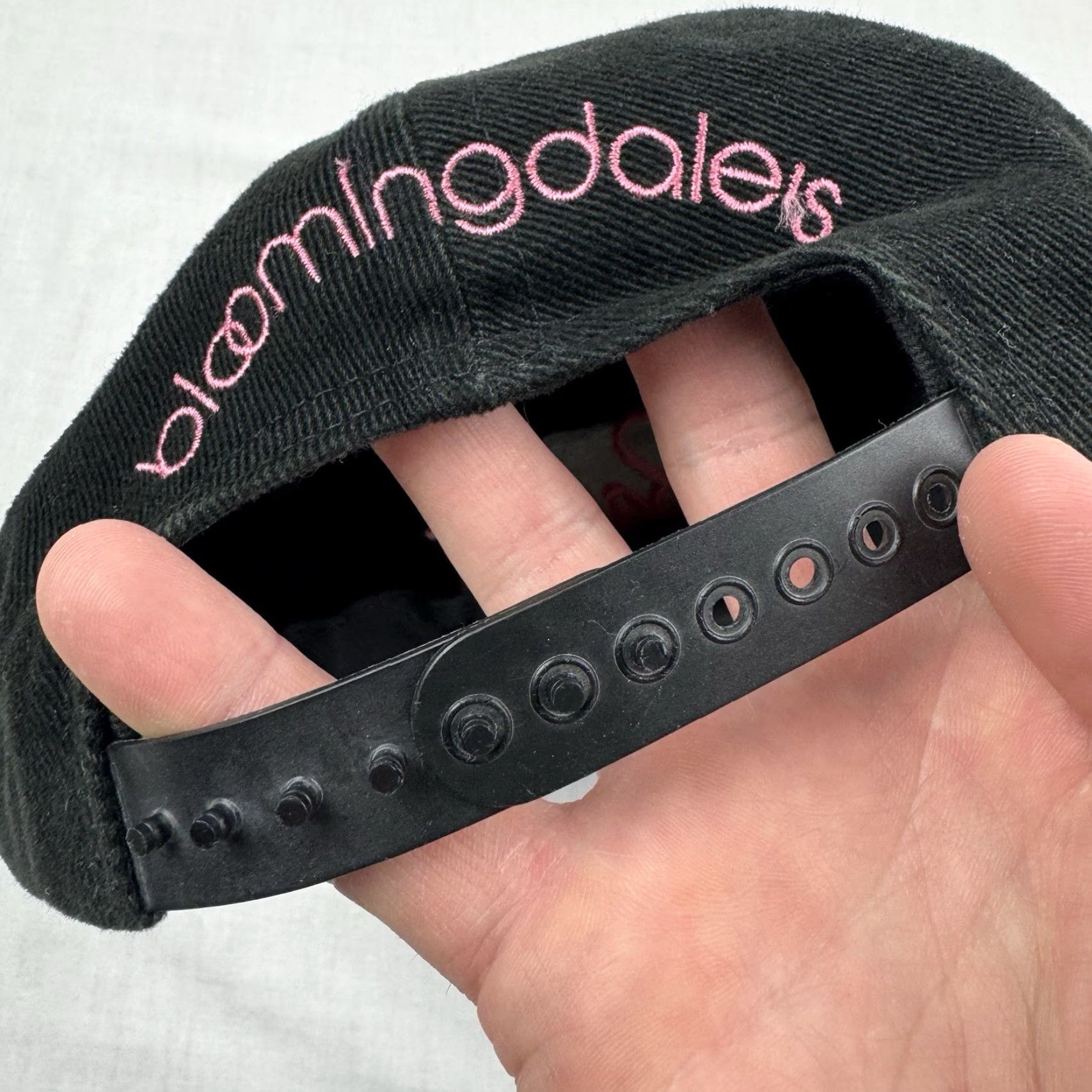 Vintage VINTAGE Jerry Leigh Barbie Snapback Hat Adult Black 90s Embroidered Women adjustable Size ONE SIZE - 5 Thumbnail
