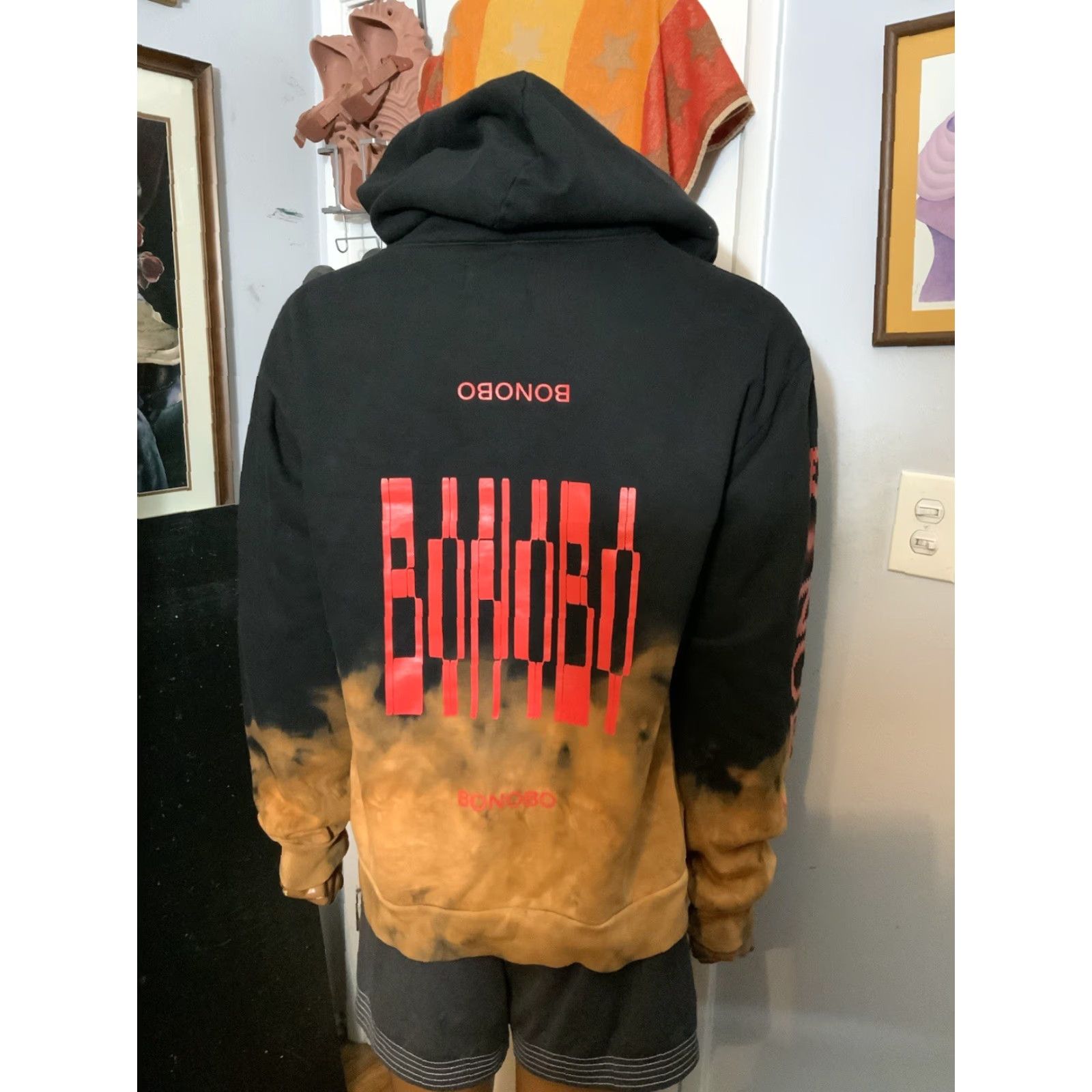 Bonobos Afterschool Projects X Bonobo DJ Electronic Trip Hop Heavyweight Pullover Hoodie Mens S Multicolor Size US S / EU 44-46 / 1 - 8 Thumbnail