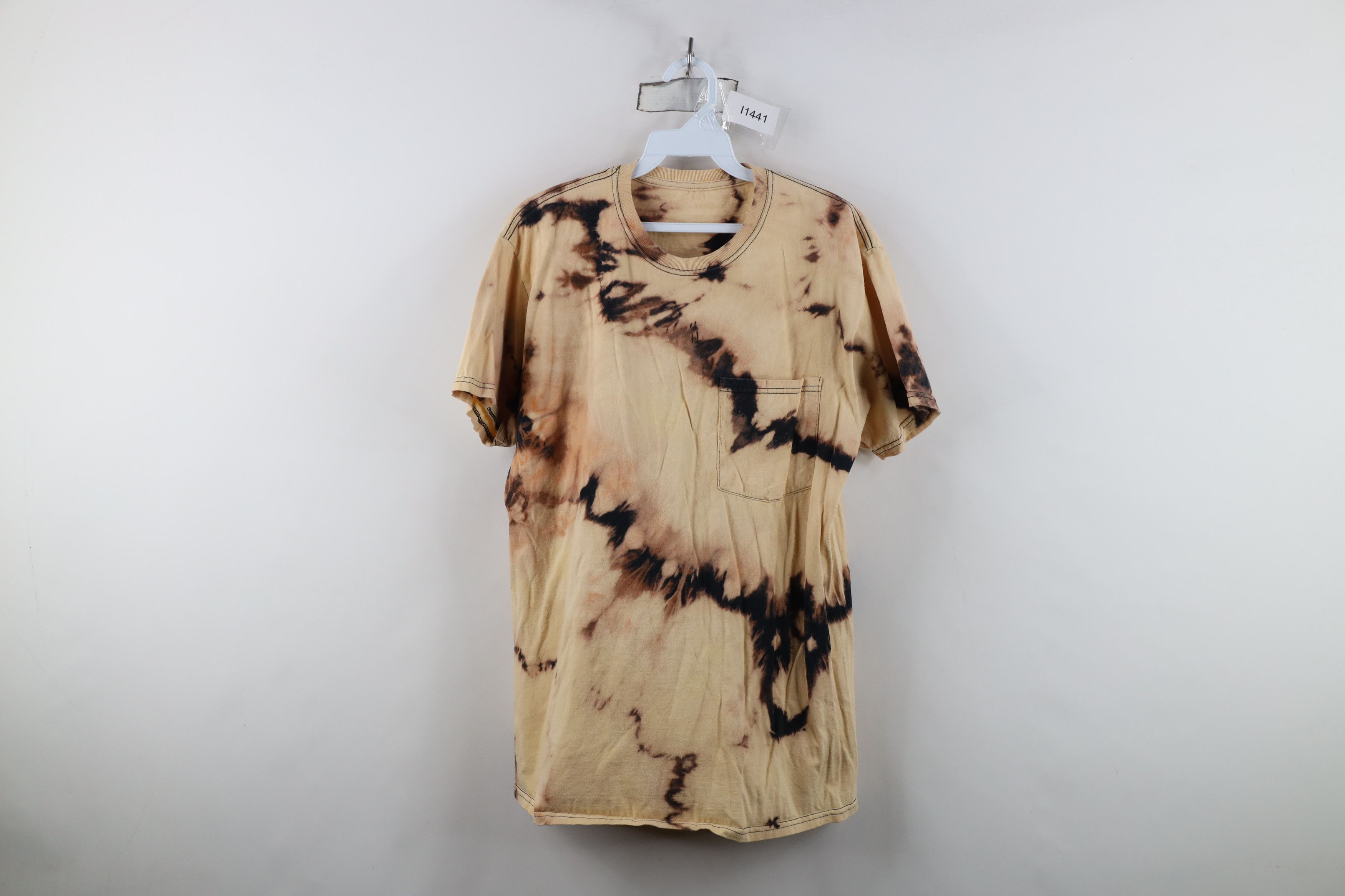Vintage Vintage 90s Y2K Streetwear Wash Short Sleeve Pocket T-Shirt Size US M / EU 48-50 / 2 - 1 Thumbnail