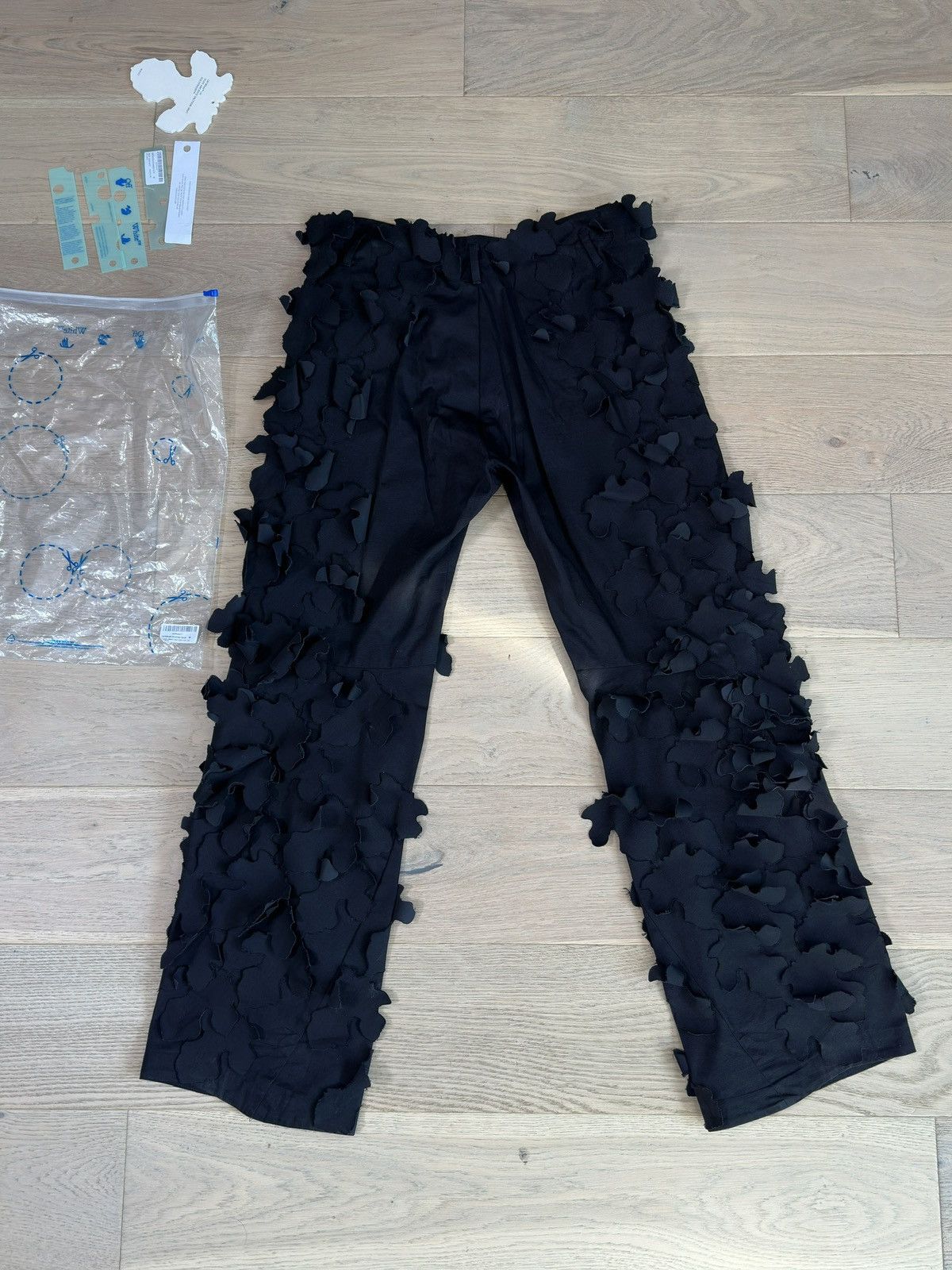 Off-White × POST ARCHIVE FACTION (PAF) Off-White™ C/O Post Archive Faction (Paf) Leaves Pants Size US 32 / EU 48 - 4 Thumbnail