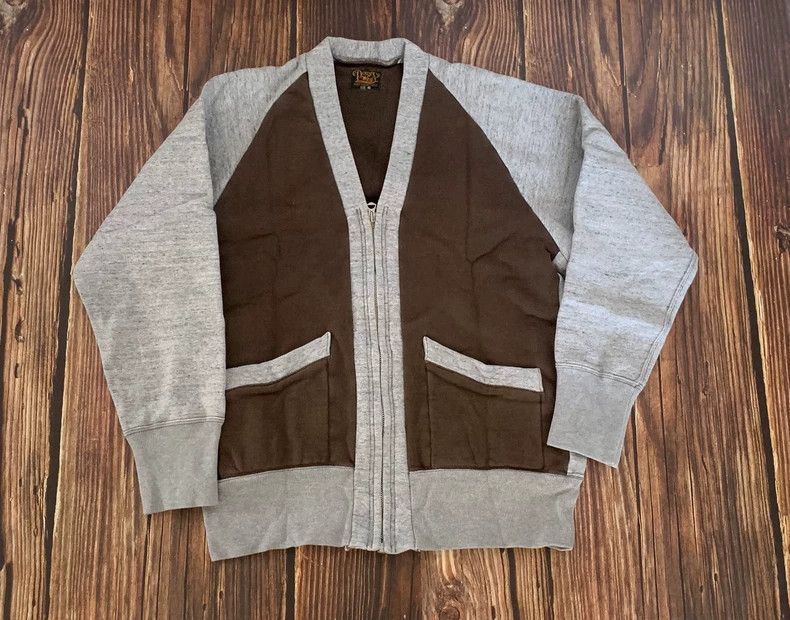 Freewheelers Two-Tone Zip-Up Sweatshirt - dmc