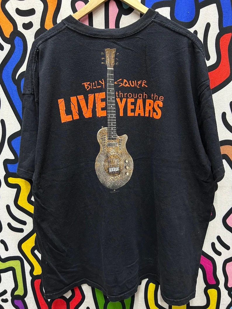 Band Tees Vintage 2000s Billy Squier tshirt size 2XL Size US XXL / EU 58 / 5 - 2 Thumbnail
