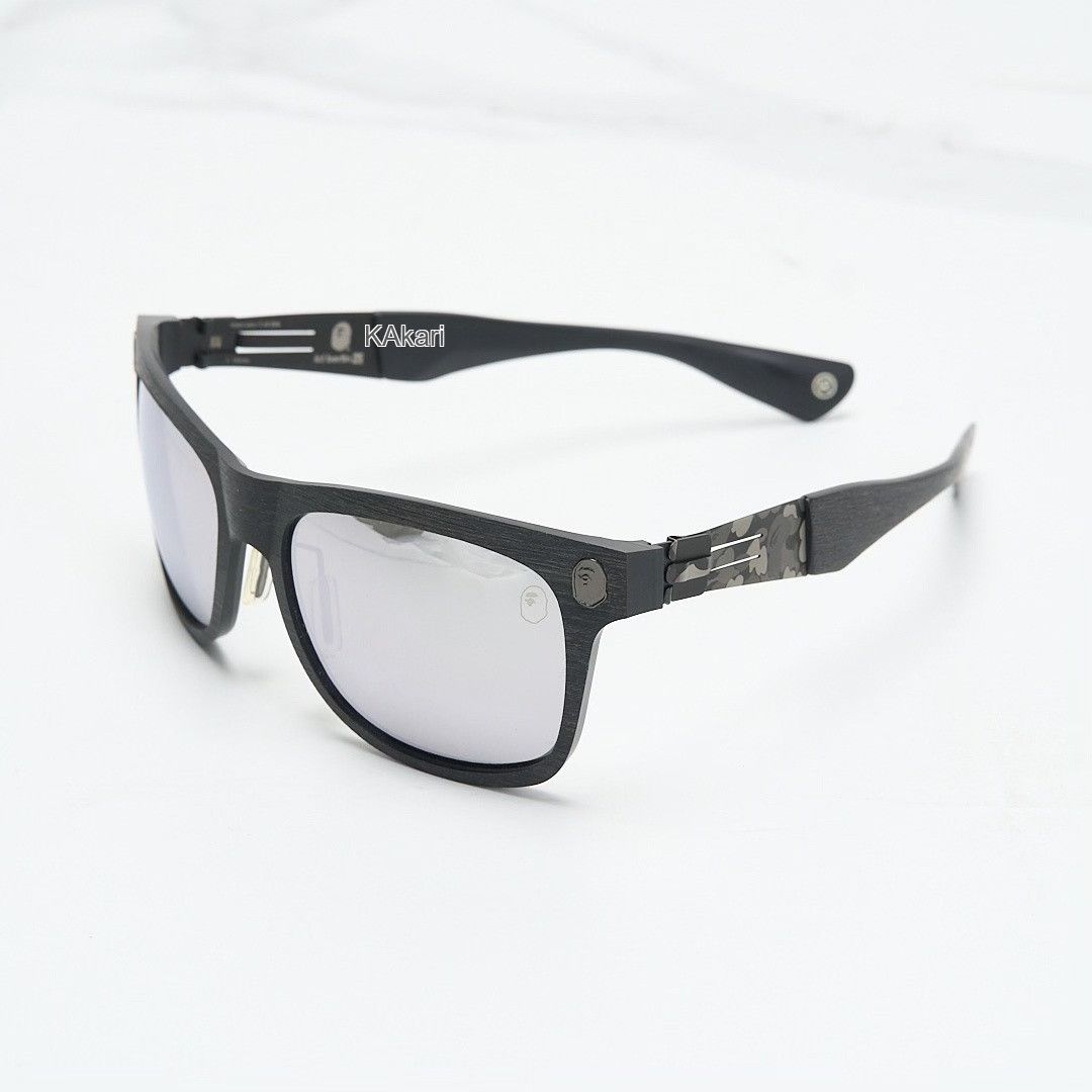 Bape Bape IC Co-Limited Men's Wooden Sunglasses Size ONE SIZE - 2 Thumbnail
