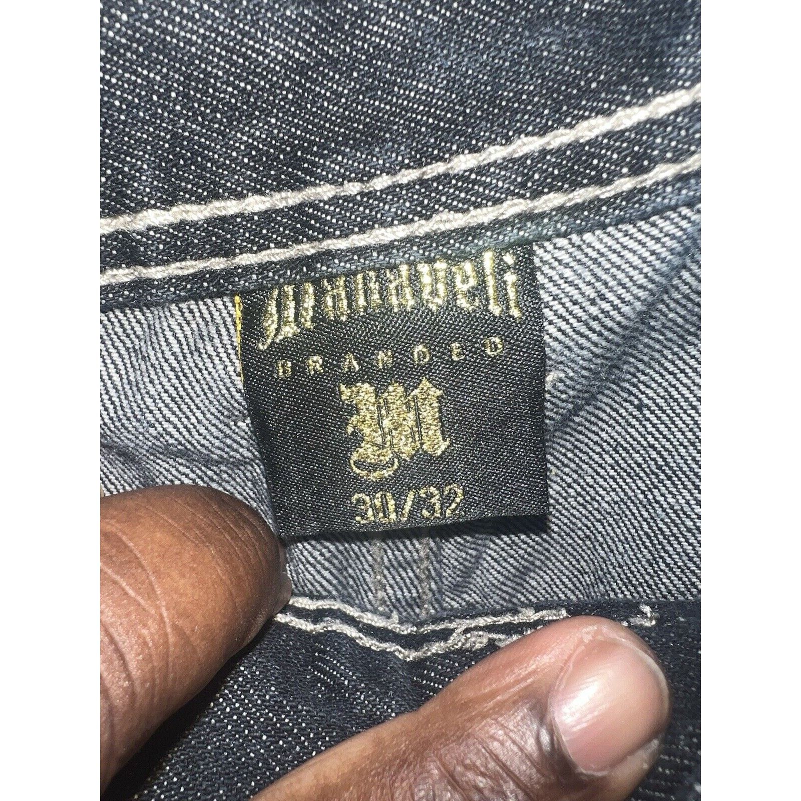 Makaveli Makaveli Vintage Jeans Men’s 30x32 Blue 2PAC Pants Y2K Tan Size US 30 / EU 46 - 6 Thumbnail