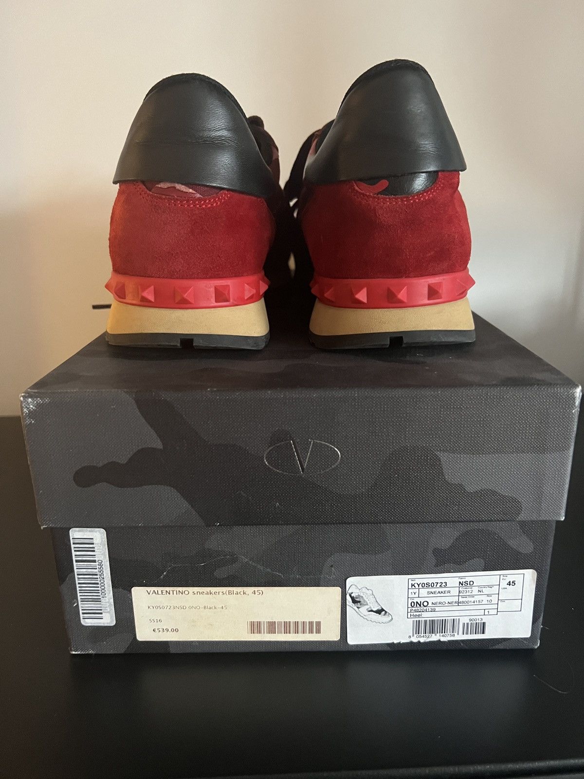 Valentino Valentino Camo Sneaker Red Size US 11 / EU 44 - 7 Thumbnail