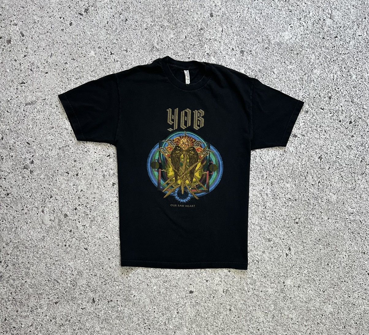 Band Tees × Vintage Yob Our Raw Heart Rock Band Promo Album 2018 Retro T-Shirt Size US L / EU 52-54 / 3 - 2 Thumbnail