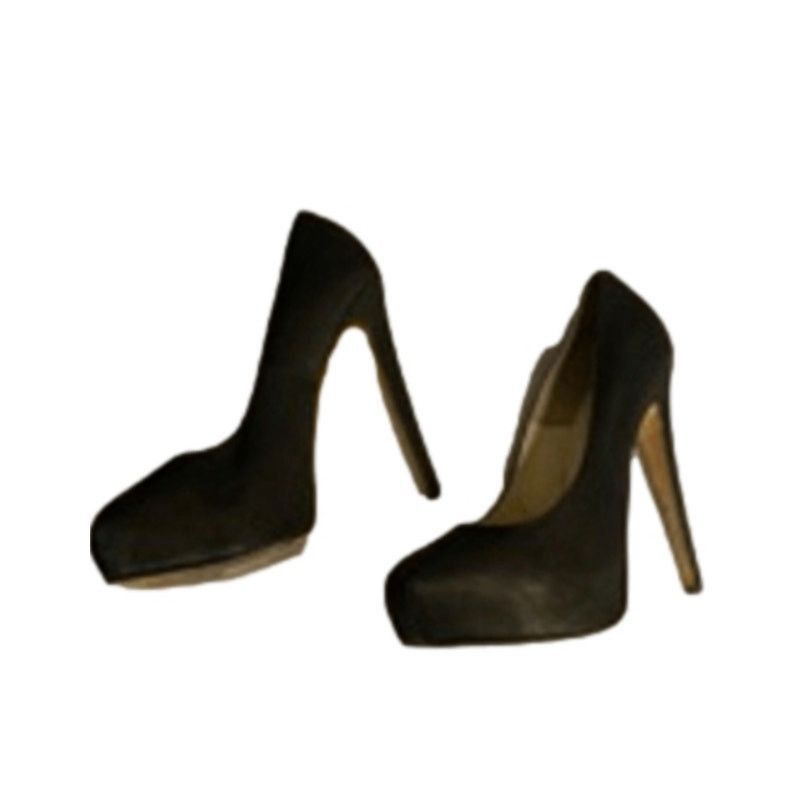 Brian Atwood Luxury Classic Black Suede Platform Stiletto Pumps 39 Size US 9 / IT 39 - 6 Thumbnail