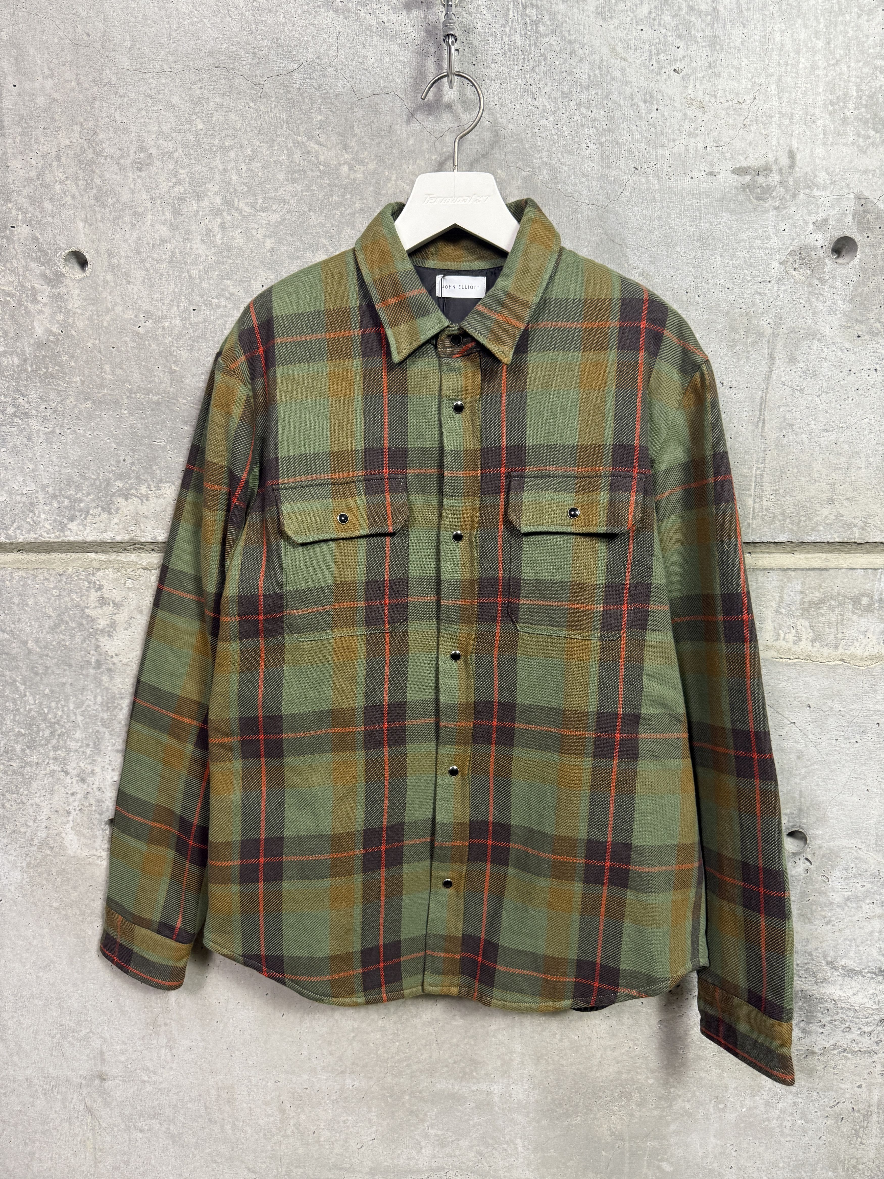 John Elliott John Elliott Jupiter Plaid Shirt Jacket Size US XL / EU 56 / 4 - 1 Thumbnail
