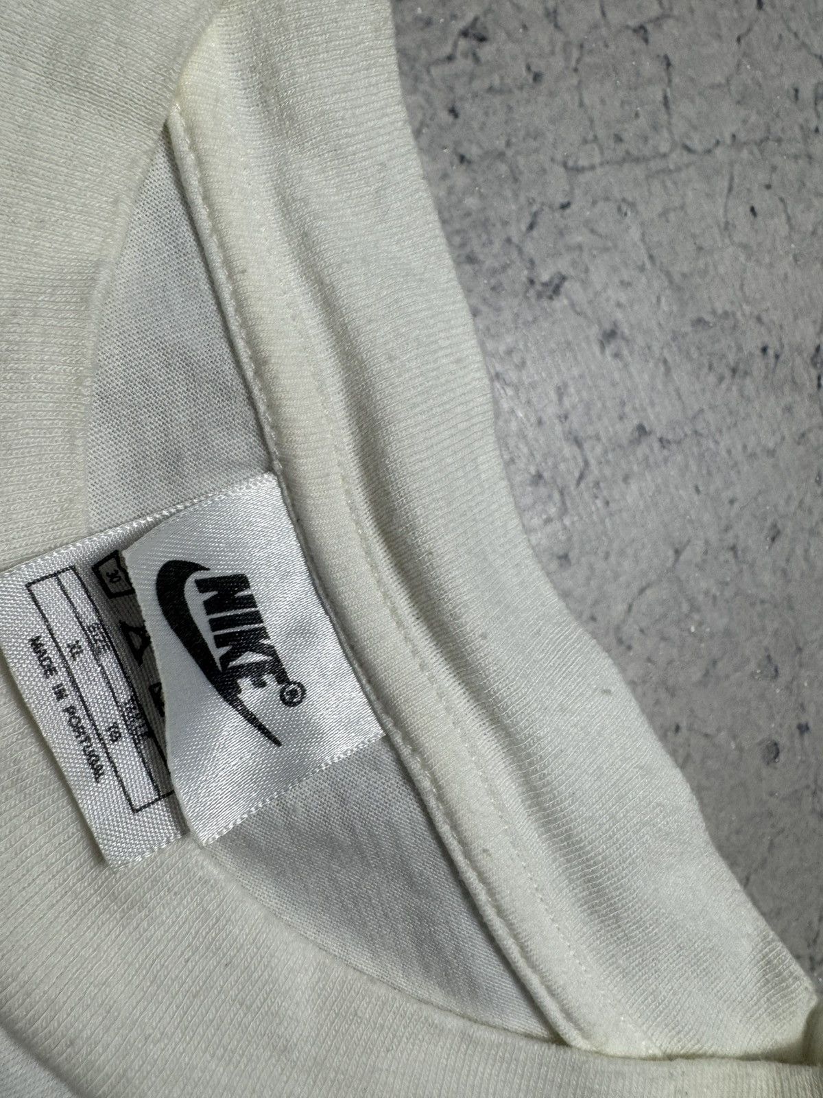 Nike Nike AIR Vintage 90’s T-Shirt Big Logo Y2K White Size XL Size US XL / EU 56 / 4 - 5 Thumbnail