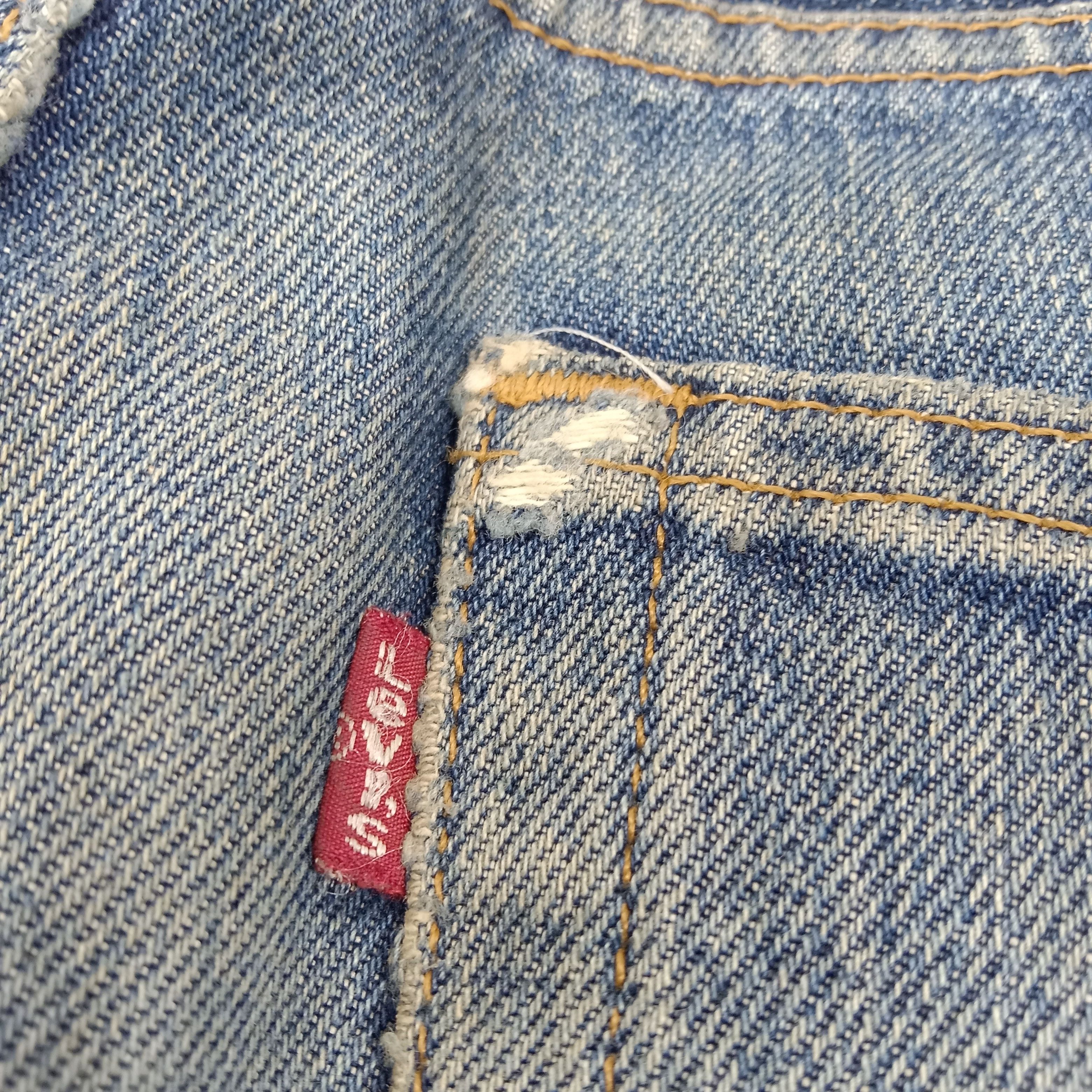 Levi's Levi's 501 American Distressed Style Denim Jeans C235N18 Size US 30 / EU 46 - 4 Thumbnail