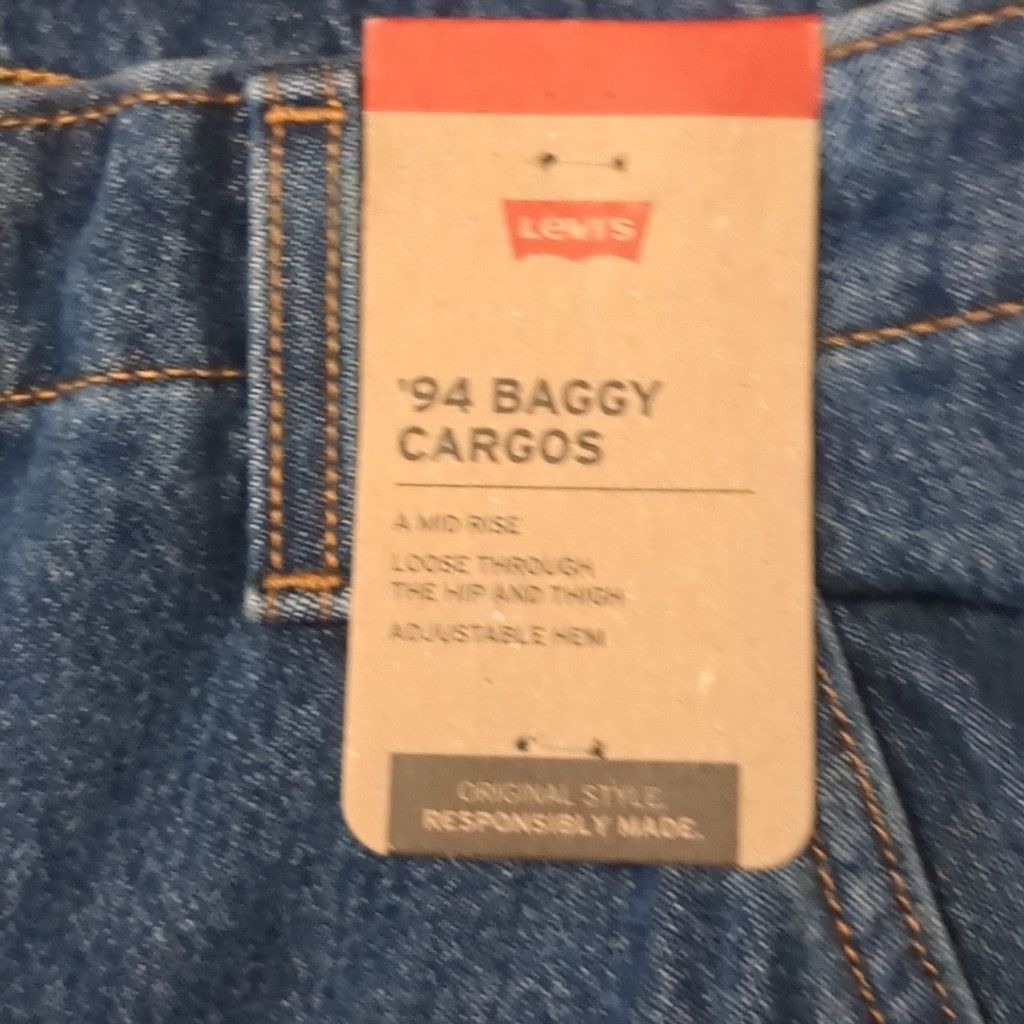 Levi's Levi's '94 cargo baggy jeans size 29x32 Size 29" - 11 Thumbnail