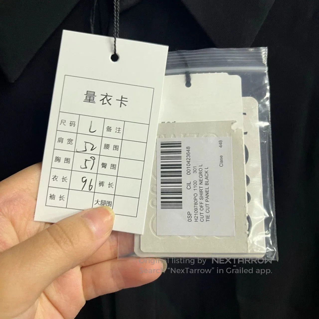 Loewe Loewe Black Deconstructed Hollow. Size US L / EU 52-54 / 3 - 2 Thumbnail