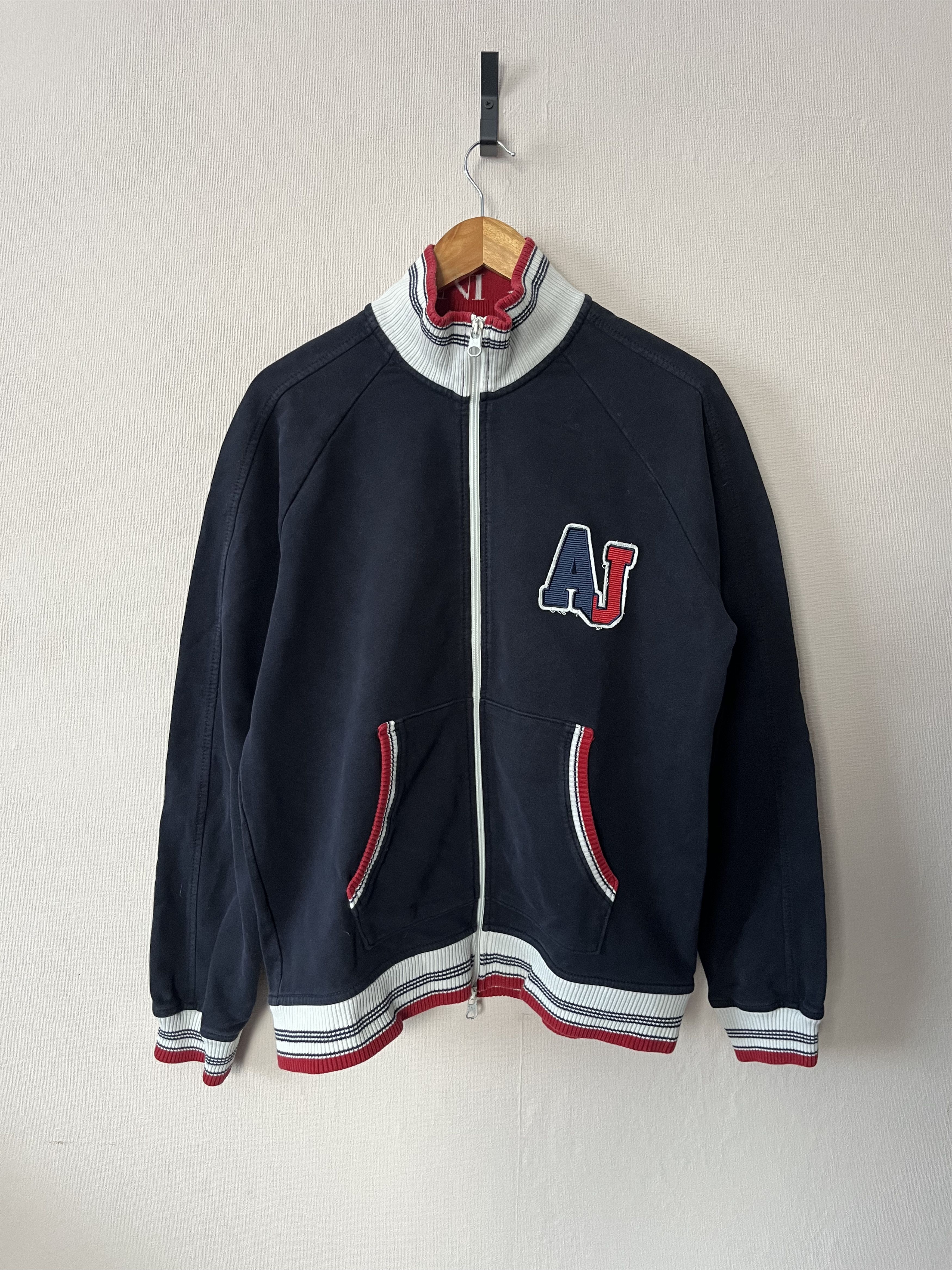 Armani Armani Jeans Vintage AJ Zip Sweatshirt Track Jacket Blue Size US L / EU 52-54 / 3 - 1 Thumbnail