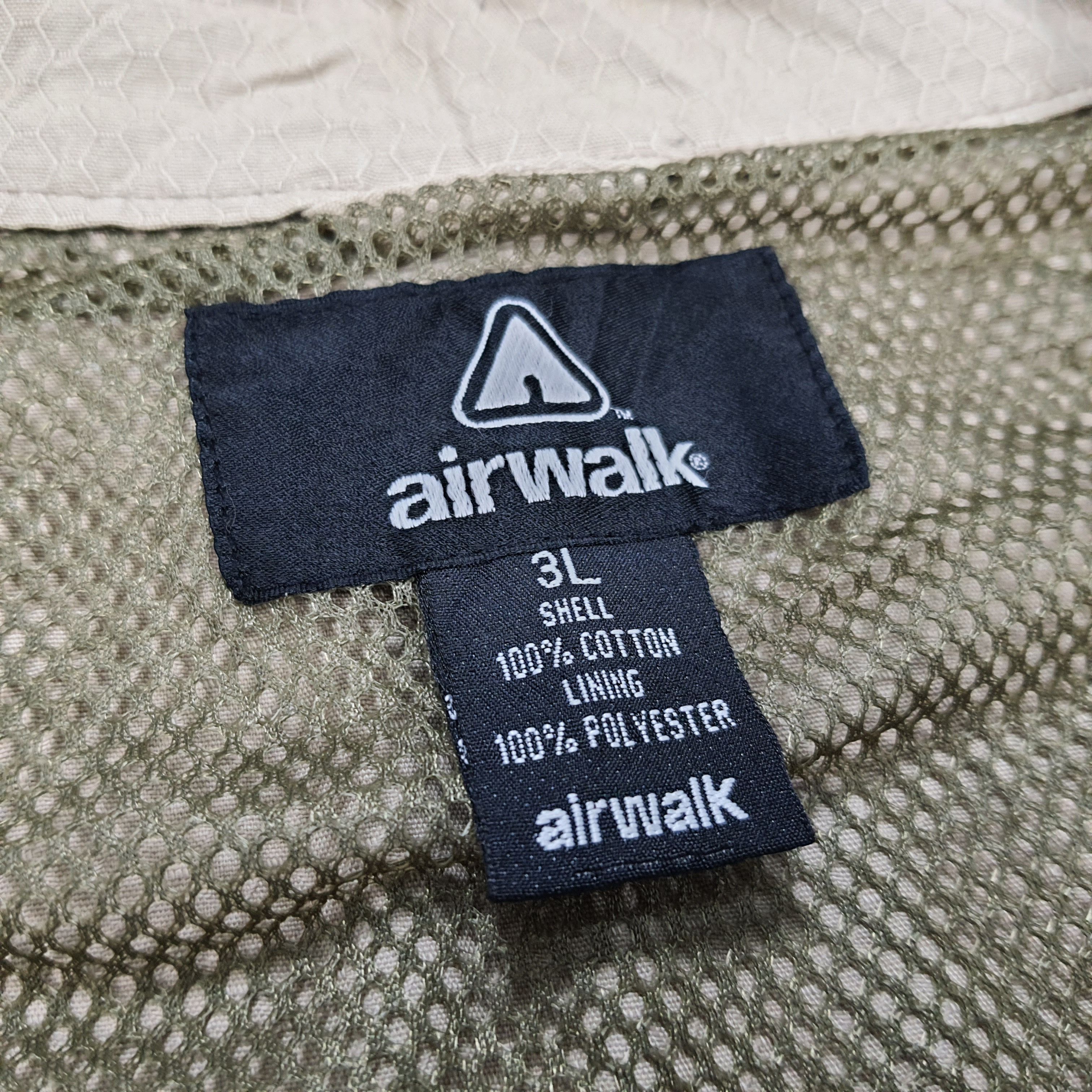 Airwalk × Vintage Vintage Airwalk Skate Wear Custom Logo Zipper Shirt Jacket Size US XL / EU 56 / 4 - 6 Thumbnail