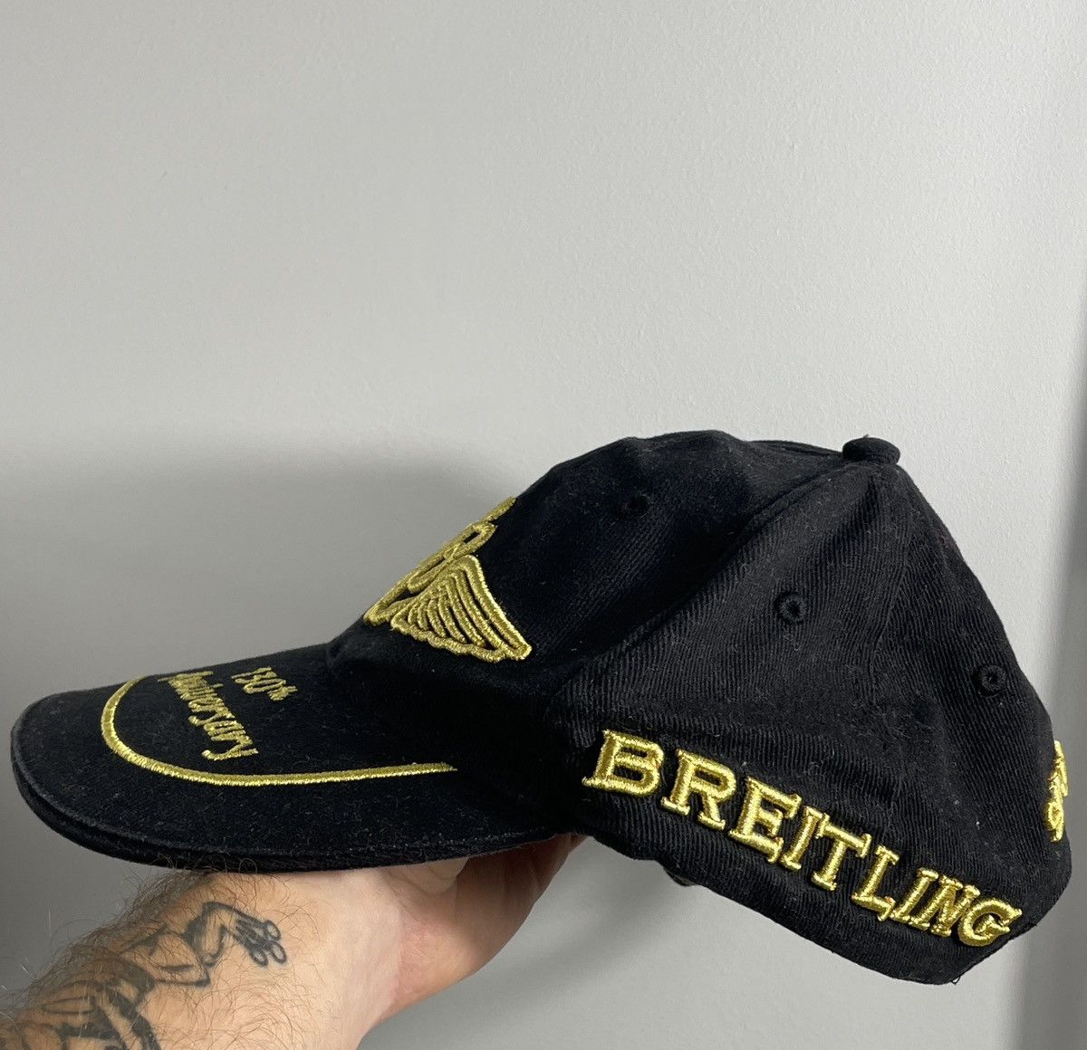 Breitling Vintage Official Breitling Cap Hat Embroidered Logo Racing Size ONE SIZE - 1 Thumbnail