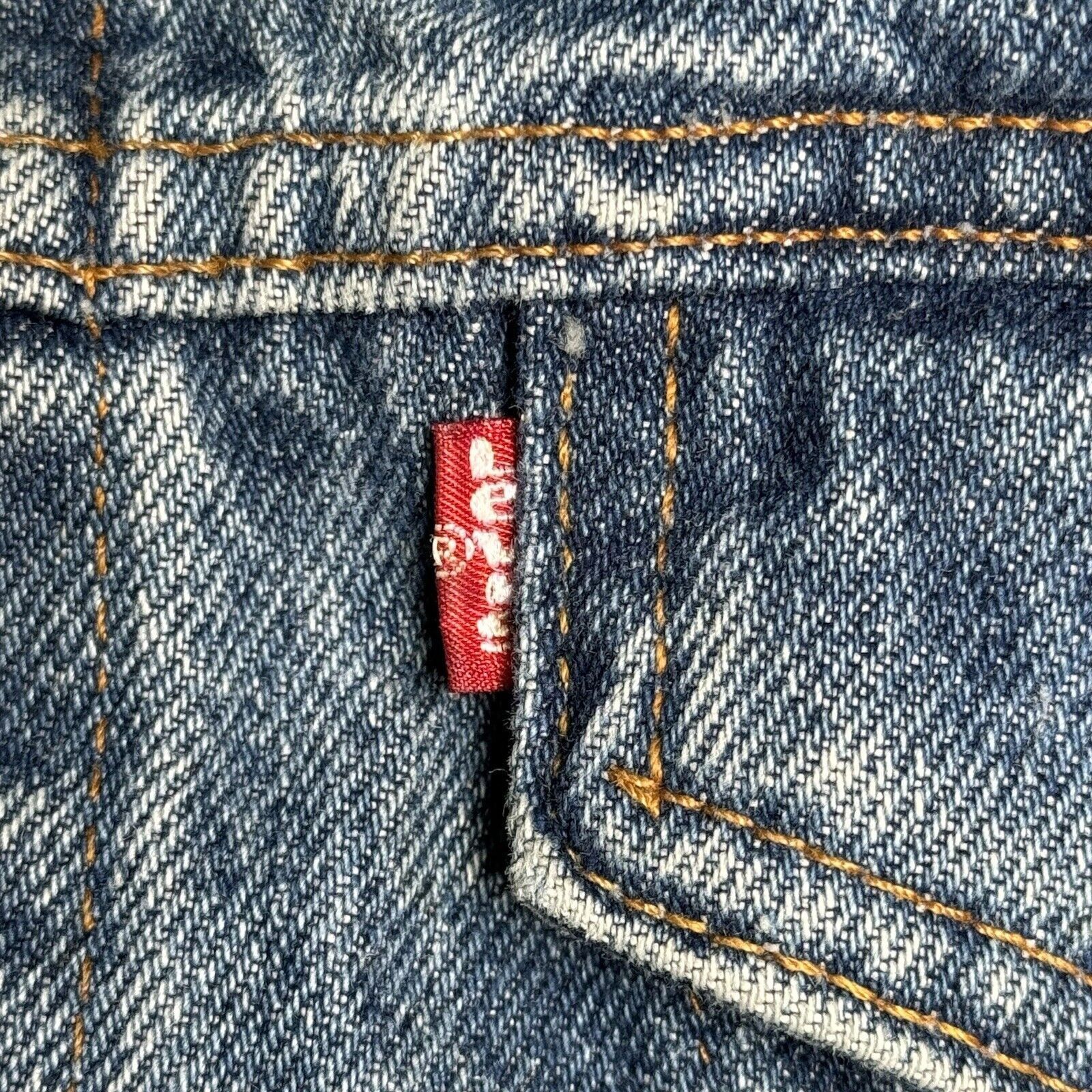 Levi's × Vintage Vintage Levis Trucker Denim Jacket Mens Large L Harley David Size US L / EU 52-54 / 3 - 4 Thumbnail