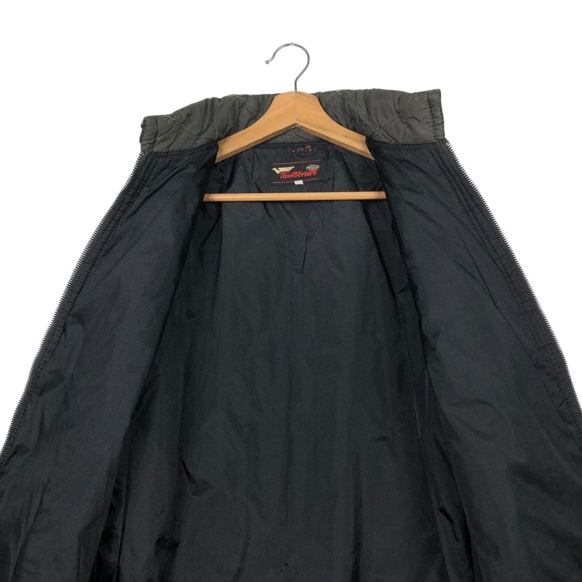 Japanese Brand × Vintage 📌Vintage Racing Bike Jacket Quilted Thunderbird Issey Miyake Size US L / EU 52-54 / 3 - 15 Thumbnail