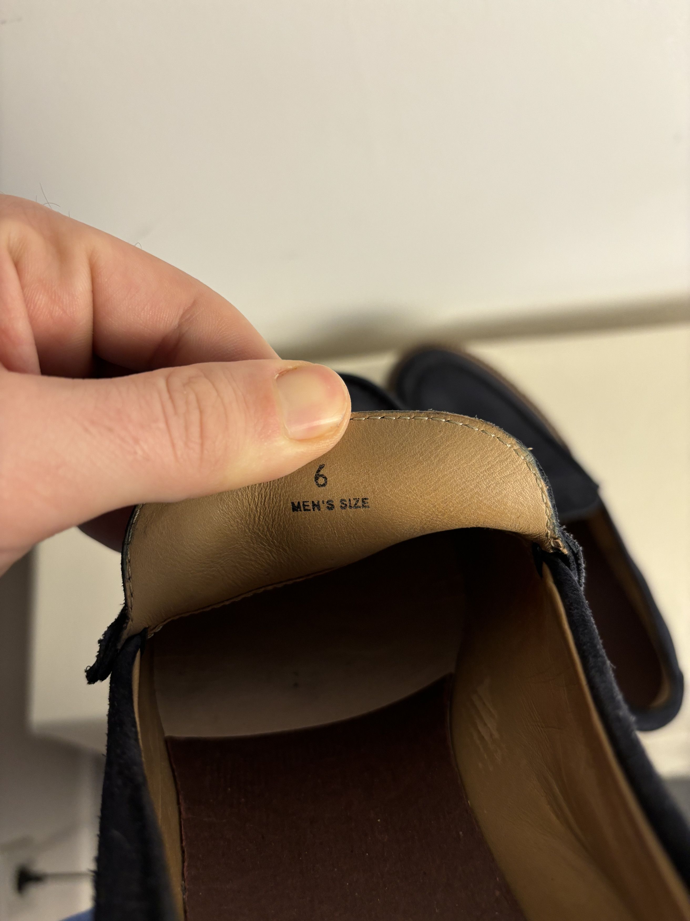 Tod's Tod's Navy Suede Loafers Size US 7 / EU 40 - 7 Thumbnail