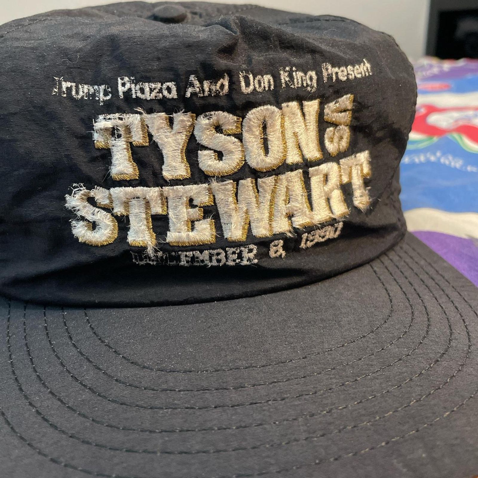 American Needle × Vintage Vintage Mike Tyson vs Alex Stewart Boxing Merch Hat Size ONE SIZE - 2 Thumbnail