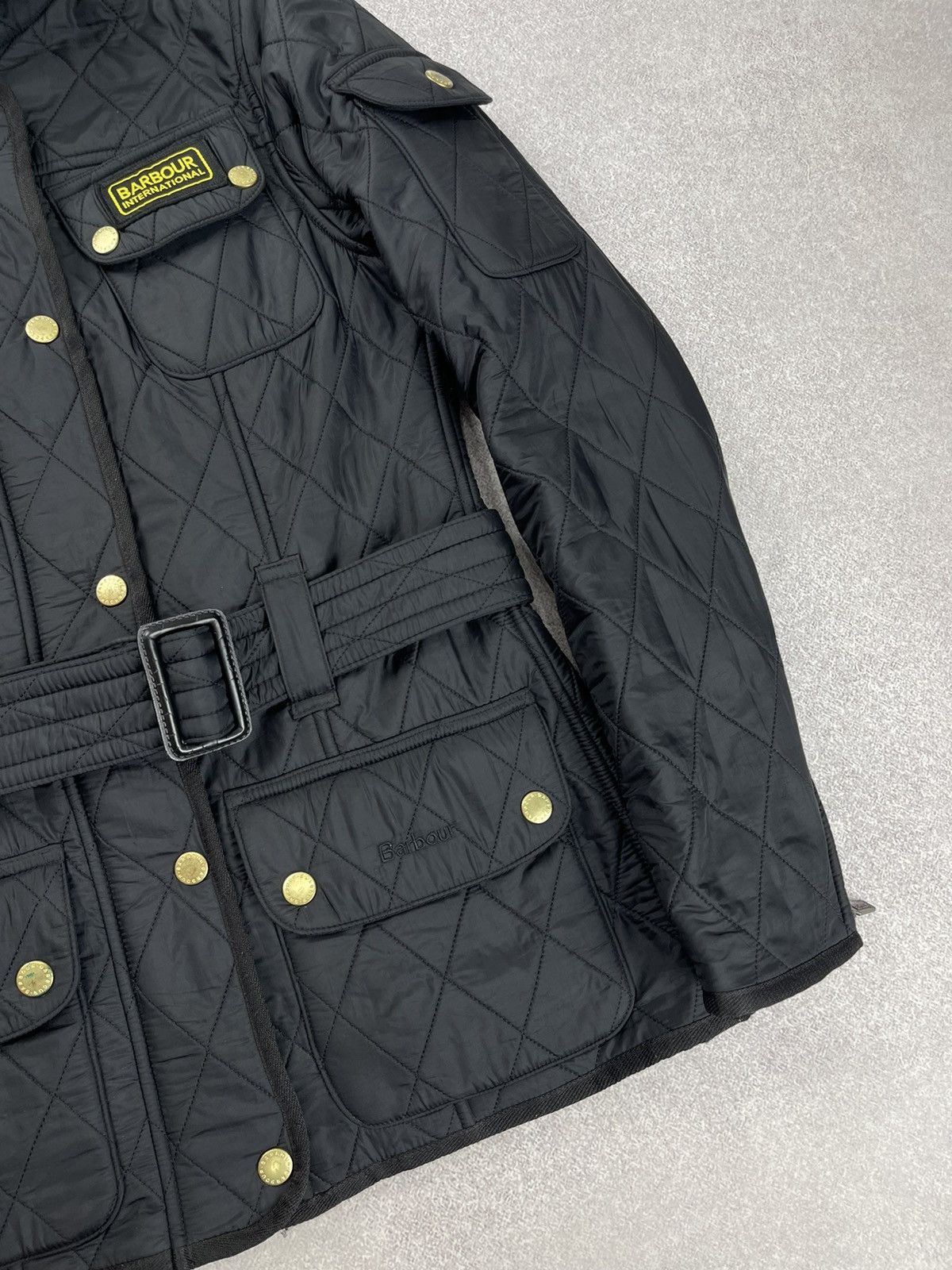 Barbour Barbour International Black Polar Quilted Jacket Size 6 Size XS / US 0-2 / IT 36-38 - 3 Thumbnail