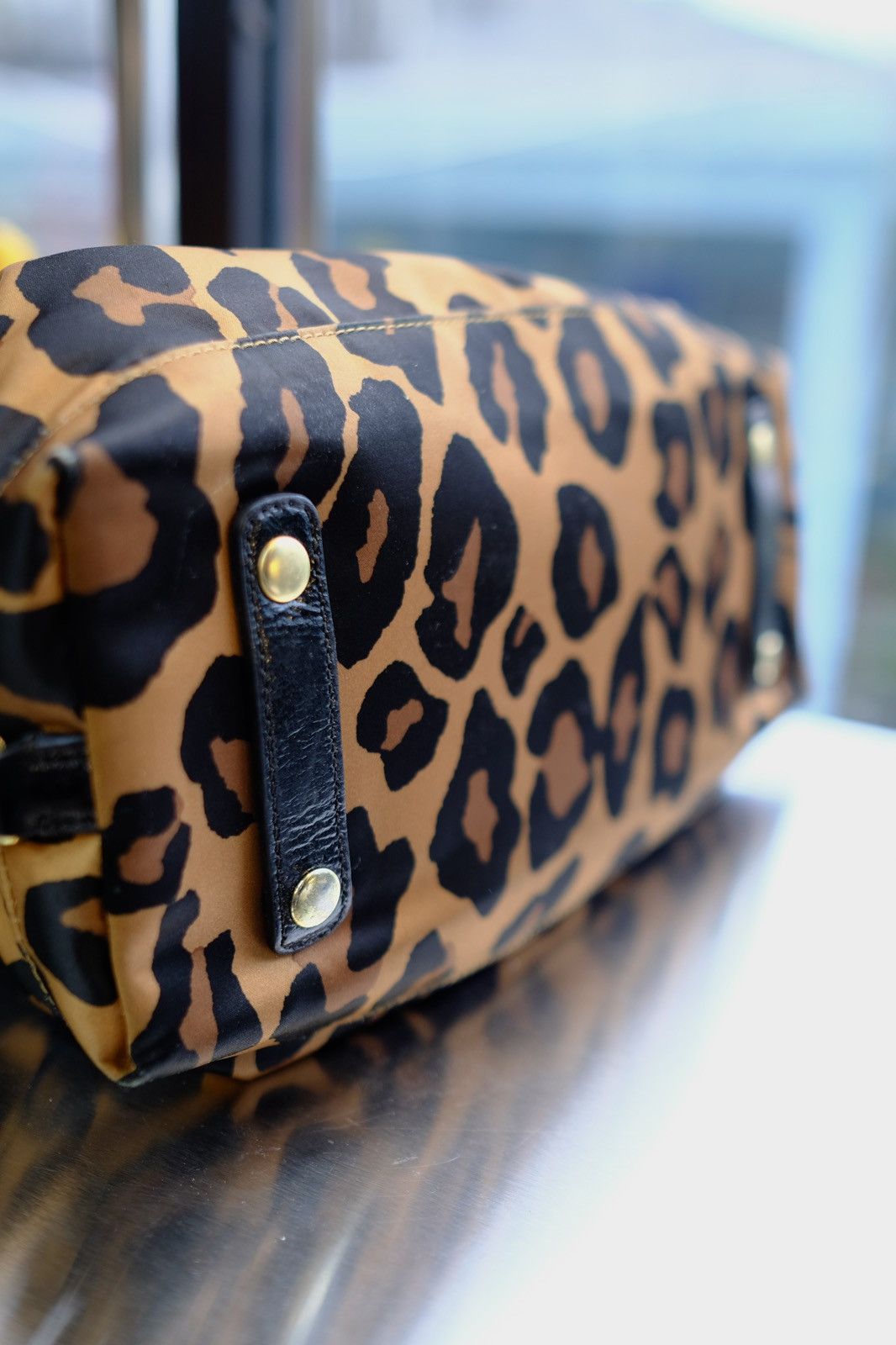 Coach Coach Madison Ocelot Leopard Stachel Hand Bag Size ONE SIZE - 9 Thumbnail