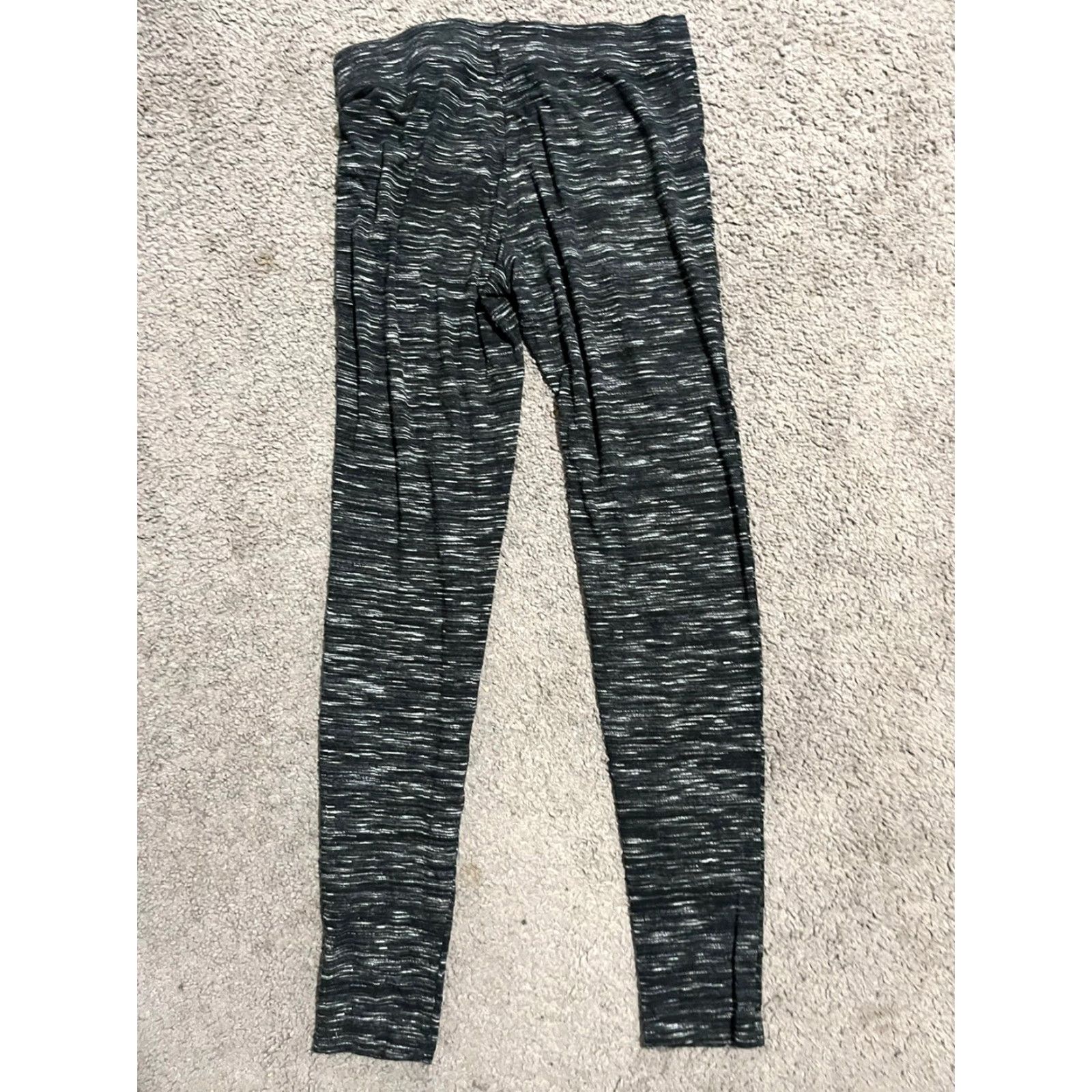 Vintage Gap Fit Spacedye Black Leggings Womens Size Medium Size 32" / US 10 / IT 46 - 3 Thumbnail