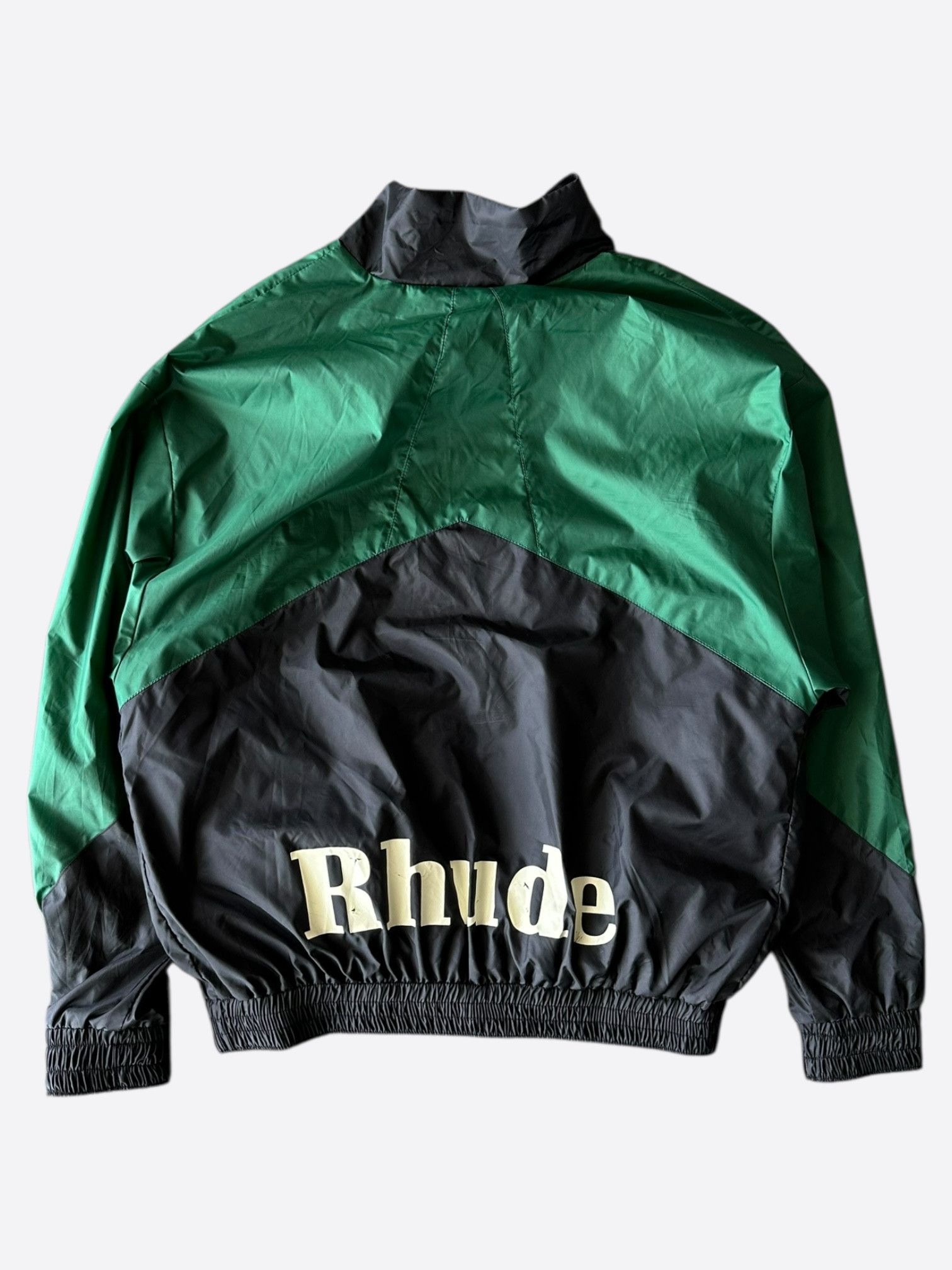 Rhude Rhude Black & Green Logo Windbreaker Size US XS / EU 42 / 0 - 2 Thumbnail