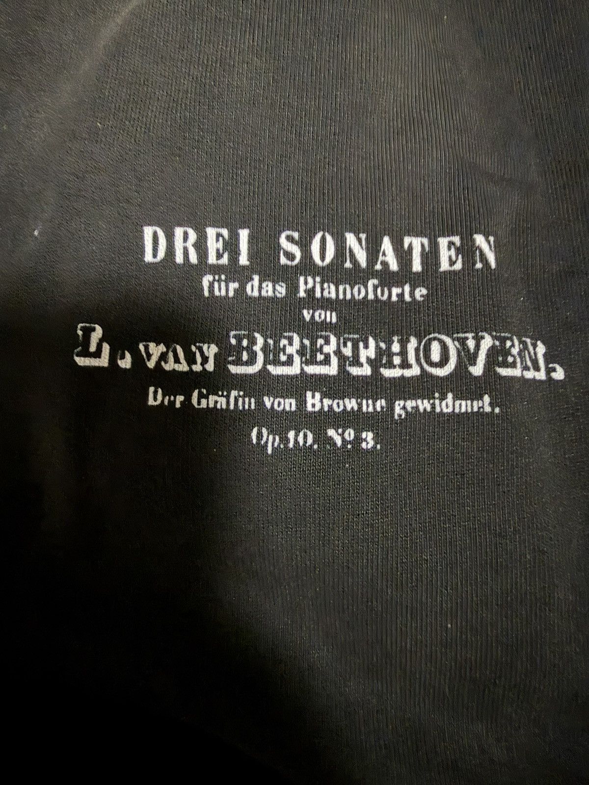 Beethoven Drei Sonate Hoodie