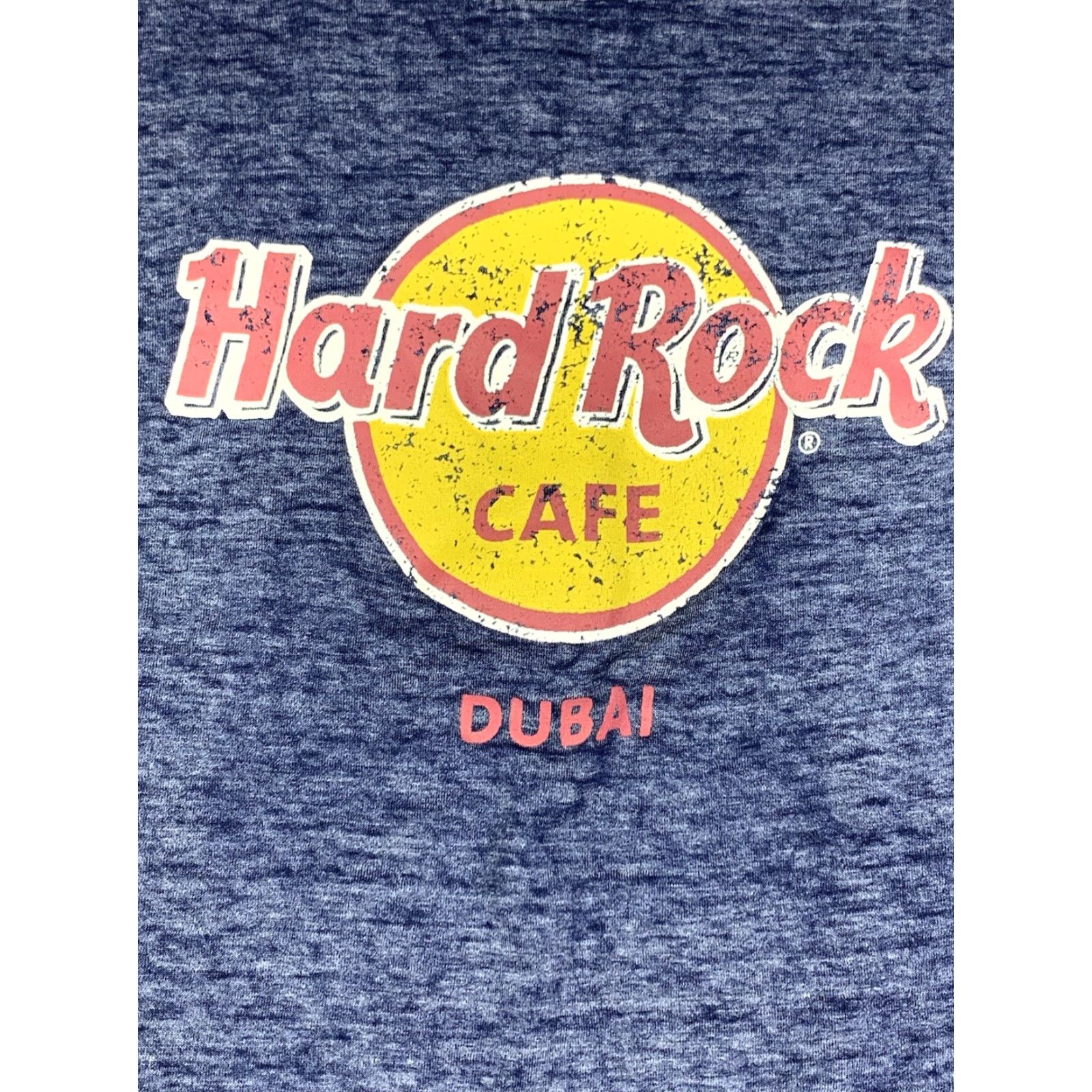 Hard Rock Cafe VINTAGE Hard Rock Cafe Dubai Boyfriend Tee Womens M Blue Short Sleeve Crew Neck T-Shirt Casual Shirt(NWT) Size 32" / US 10 / IT 46 - 2 Thumbnail