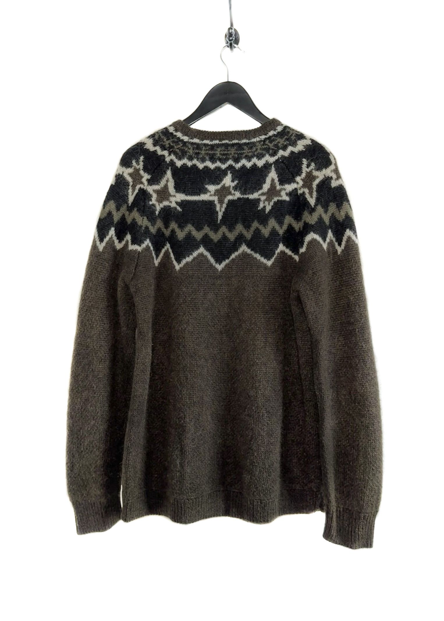 Neil Barrett Neil Barrett Olive Green Mohair-blend Sweater Size US XL / EU 56 / 4 - 3 Thumbnail