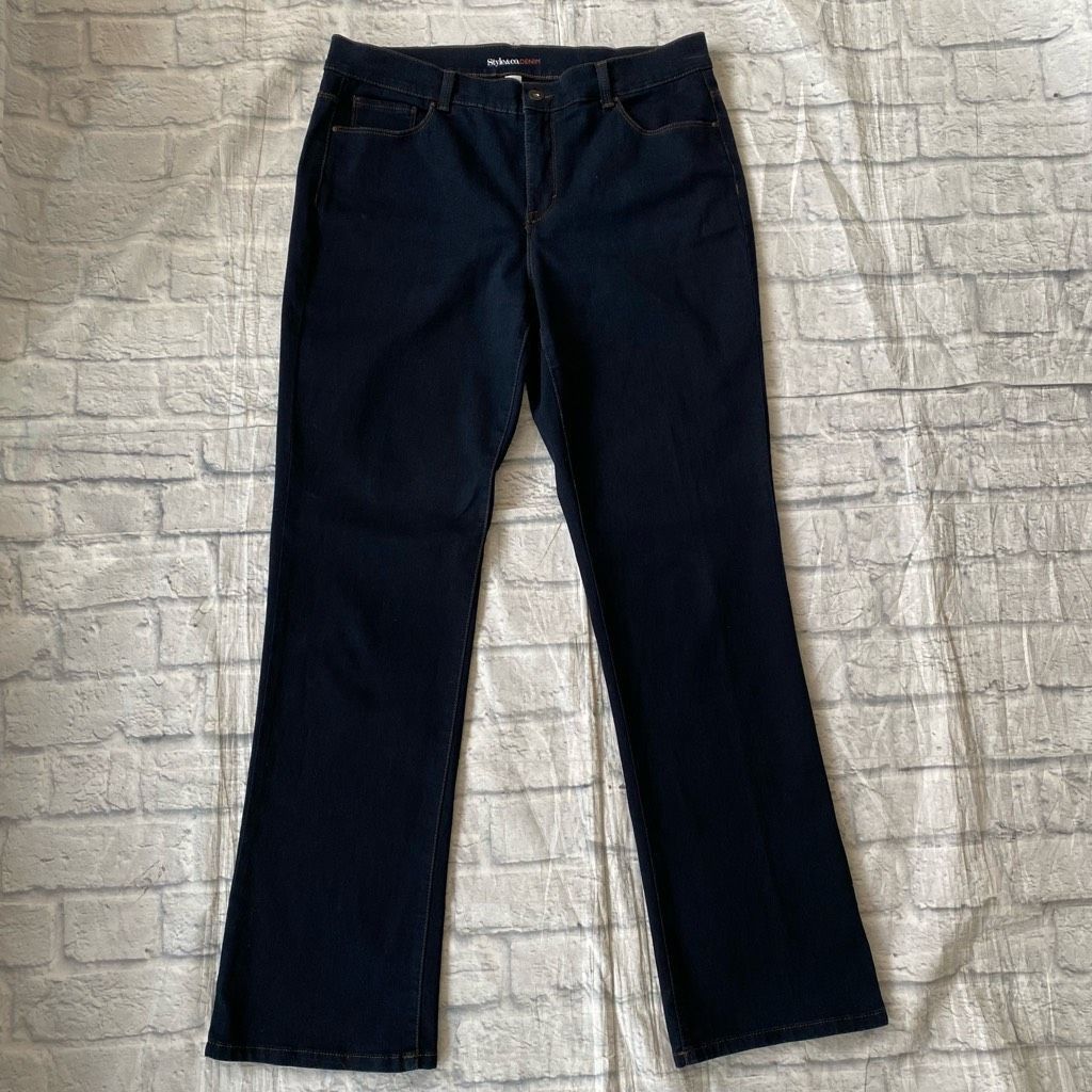 Other Style & Co women 14 cotton blend tummy control modern boot c Size 36" / US 14 / IT 50 - 1 Thumbnail