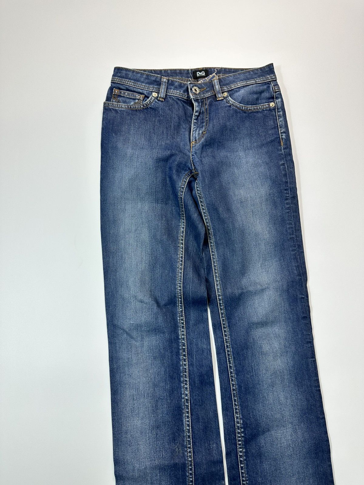 Dolce & Gabbana Dolce&Gabbana Straight Denim Jeans Women's Blue Size 25" / US 0 / IT 36 - 6 Thumbnail