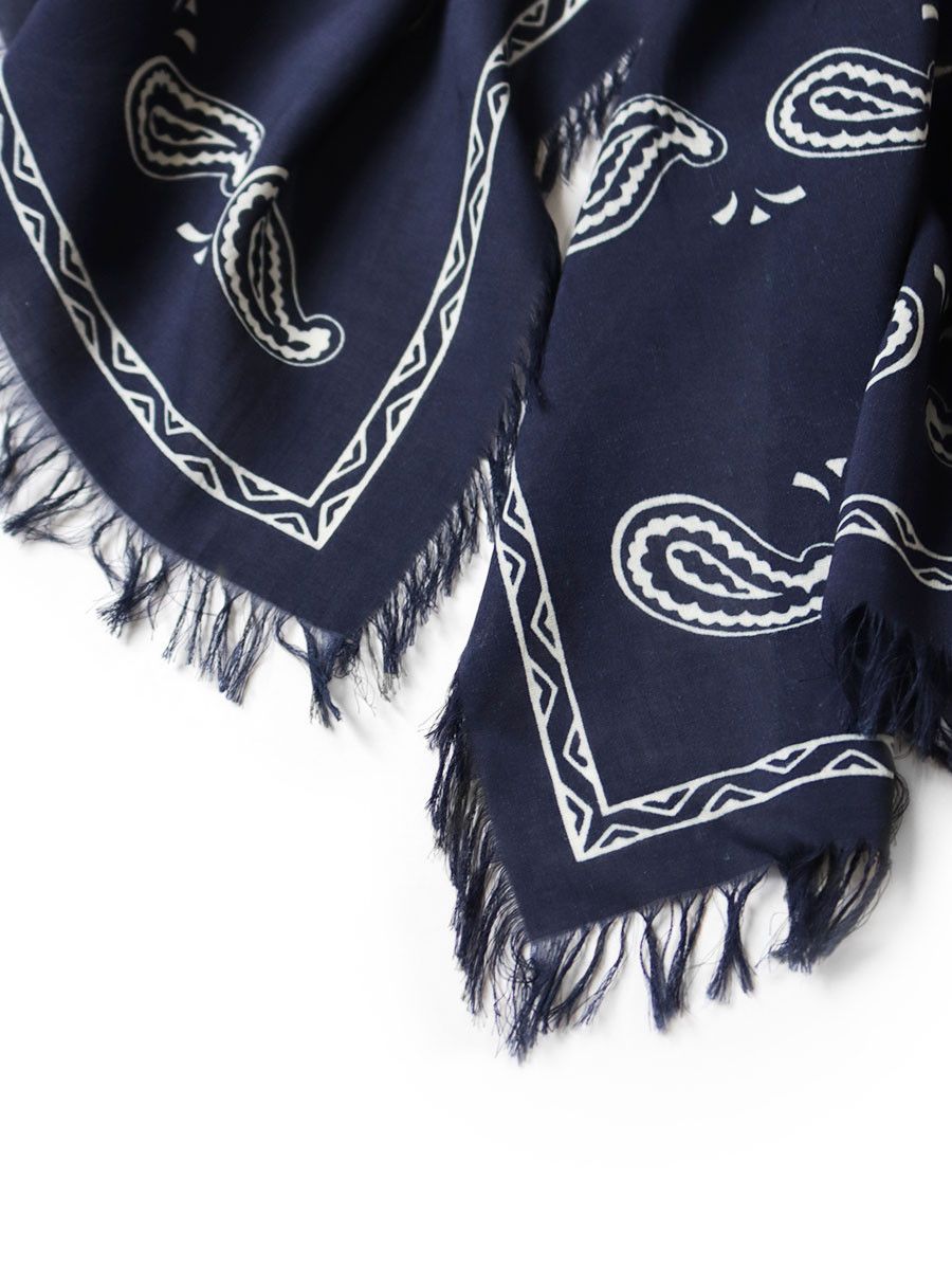 Kapital Kapital Rayon Fringe Scarf Peco Paisley Size ONE SIZE - 2 Thumbnail