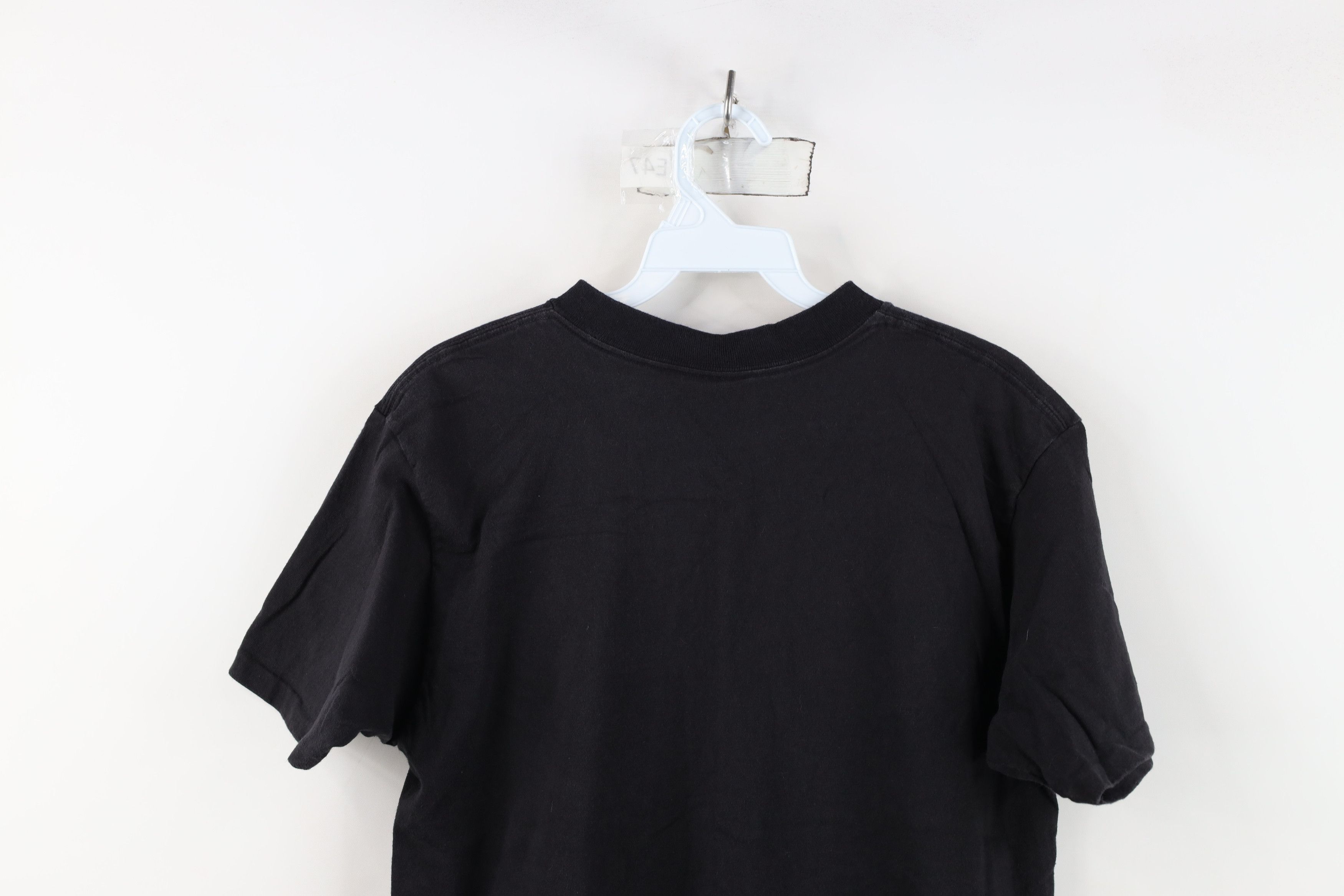 Vintage Vintage 90s Spell University of Michigan T-Shirt Black USA Size US L / EU 52-54 / 3 - 14 Thumbnail