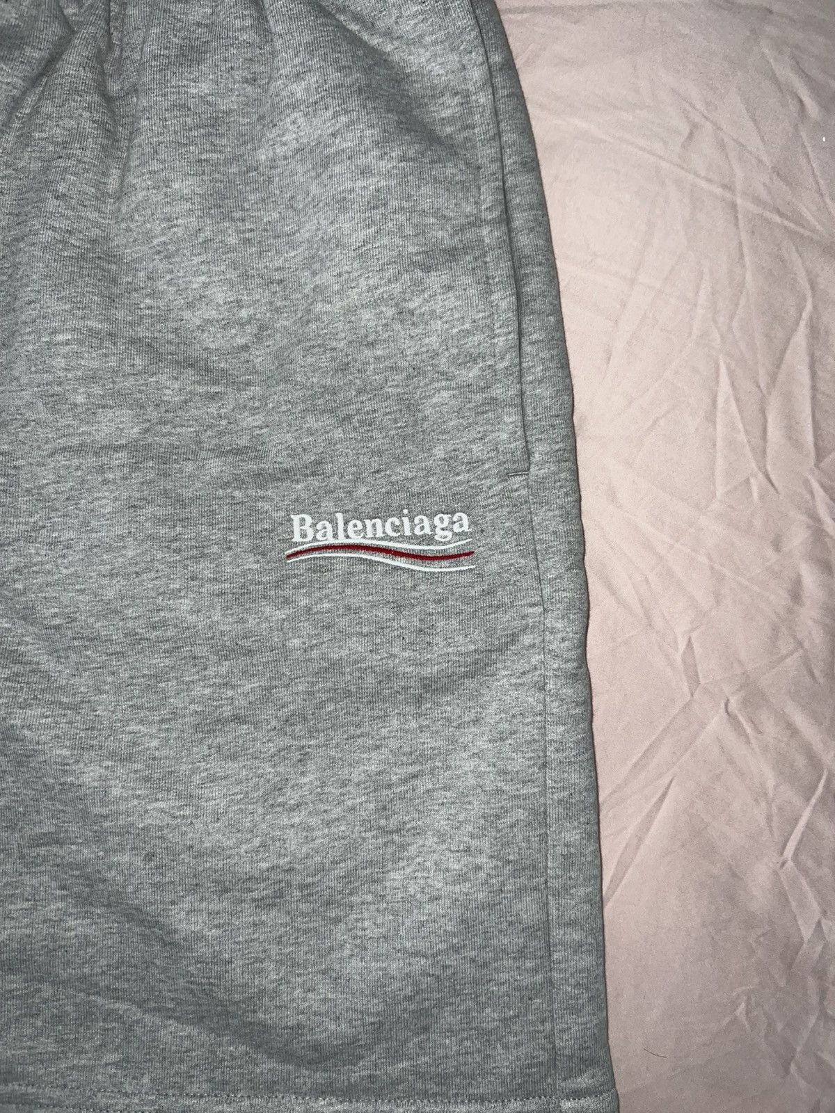 Balenciaga Balenciaga Embroidered Political Shorts Size US 32 / EU 48 - 2 Thumbnail