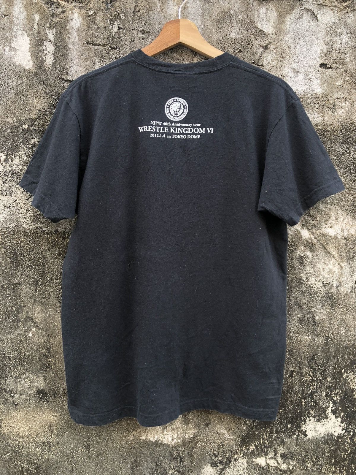 Vintage × WCW/nWo × WWF Vintage NJPW Wrestle Kingdom Tshirt Wwe Wwf Nwo Size US M / EU 48-50 / 2 - 2 Thumbnail