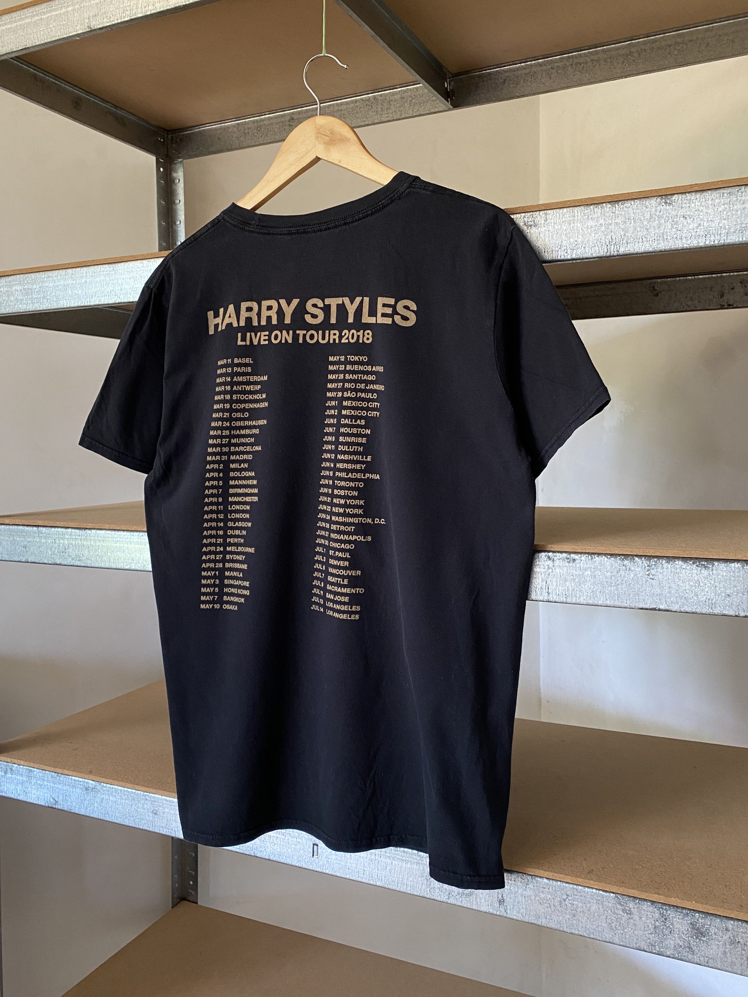 Band Tees × Vintage Vintage 2018 Harry Styles Live On Tour T-shirt Size US L / EU 52-54 / 3 - 13 Thumbnail