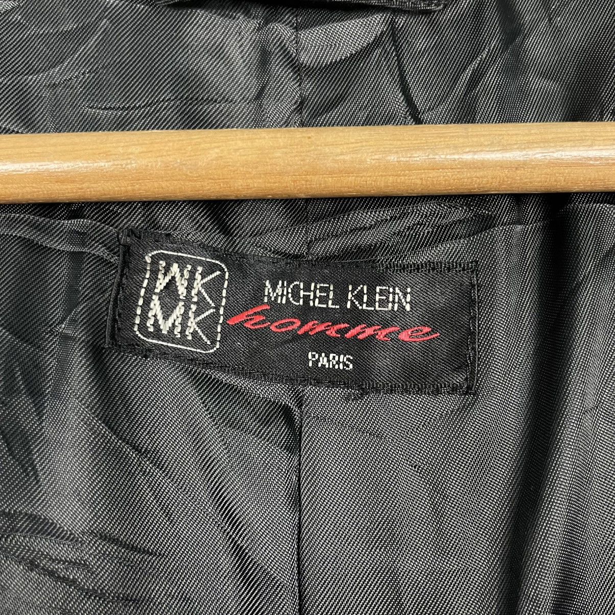 Michel Klein Michel Klein Homme Paris Black Wool Hooded Overcoat Size US M / EU 48-50 / 2 - 15 Thumbnail
