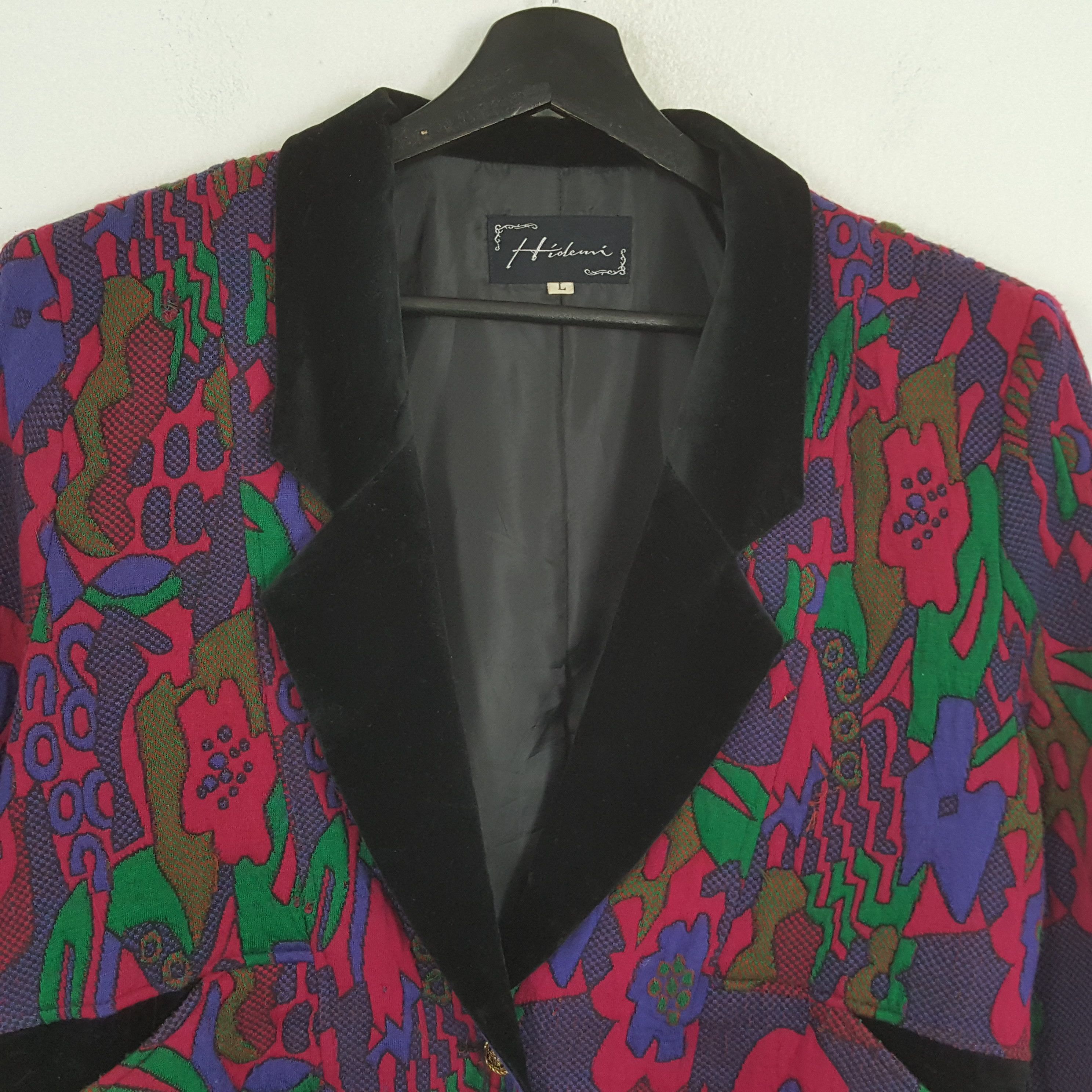 Vintage HIOLEMI Fashion Coogi Style Jacket Size US M / EU 48-50 / 2 - 2 Thumbnail