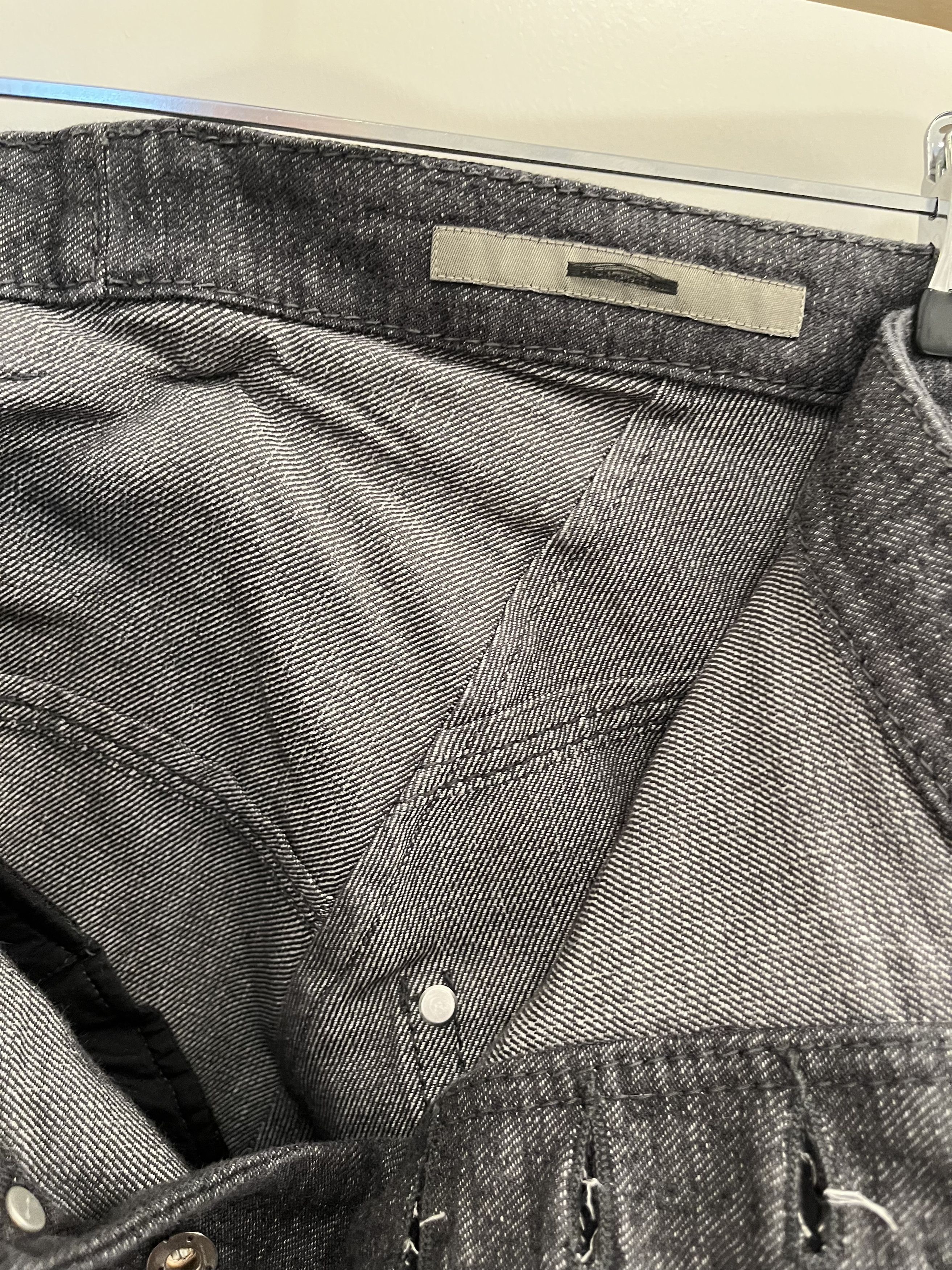 Taichi Murakami taichimurakami black hemp cotton displacement jean sz7 $1500 Size US 32 / EU 48 - 8 Thumbnail