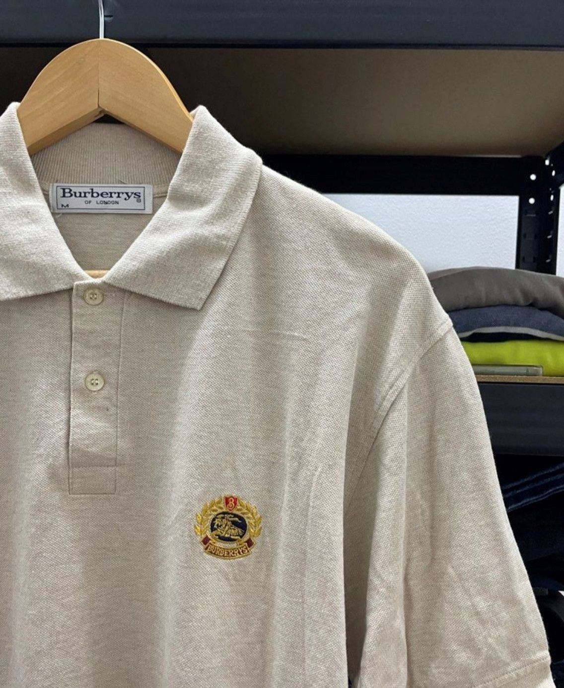 Burberry 🔥last drop before delete🔥VINTAGE BURBERRY POLO SHIRT Size US L / EU 52-54 / 3 - 3 Thumbnail
