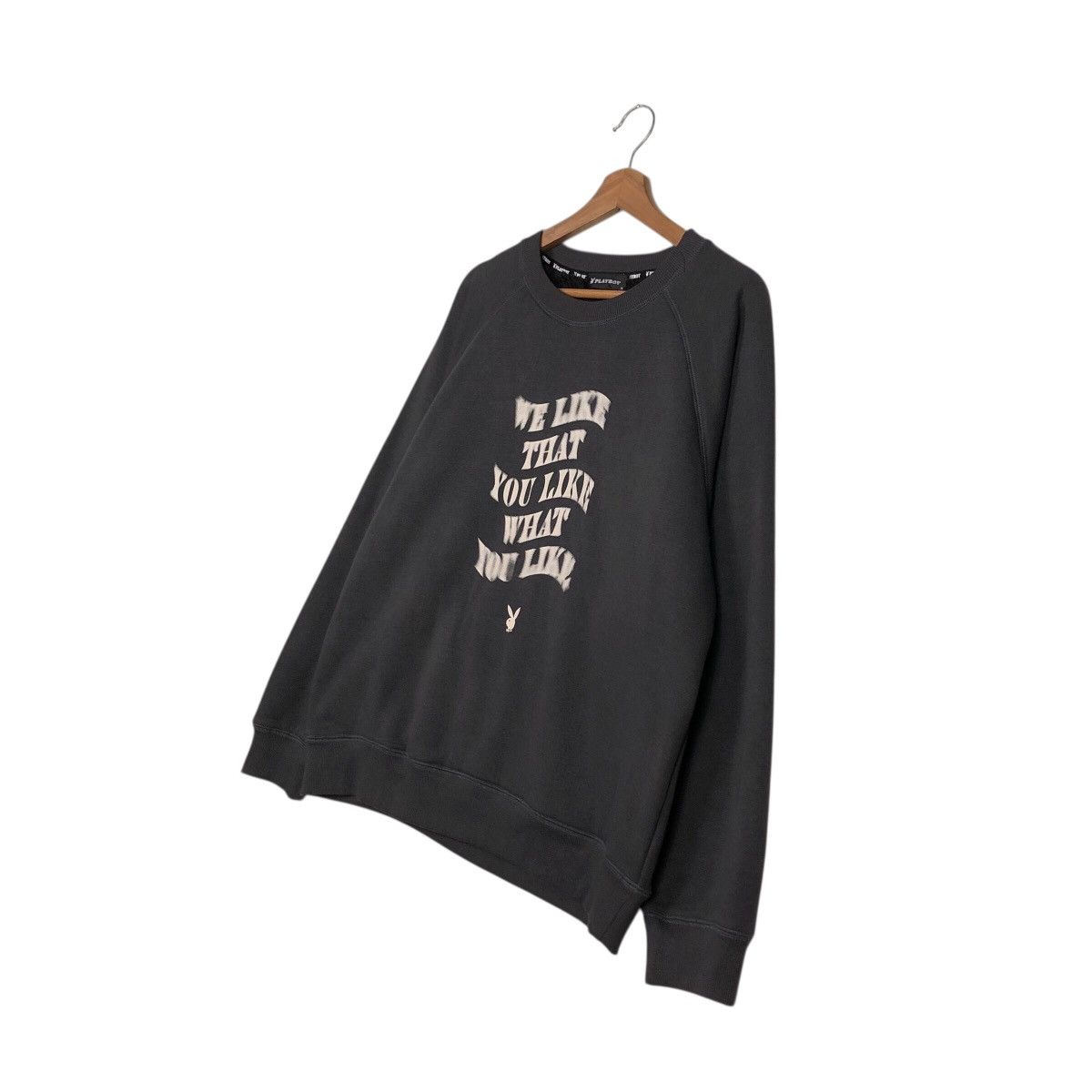 Other 📌Vintage Sweatshirt Playboy Big Logo Over Print Design Size US XL / EU 56 / 4 - 3 Thumbnail