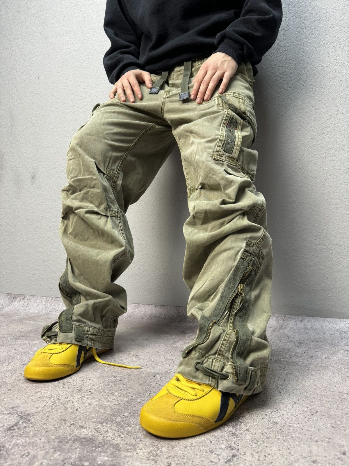 Japanese Brand Vintage Cargo multipocket tactical Balenciaga Style ...